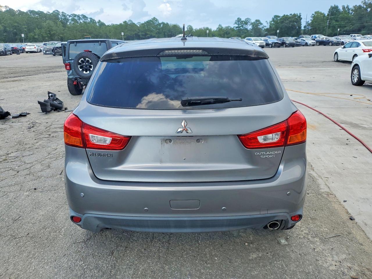2015 Mitsubishi Outlander Sport Es Gray vin: 4A4AP3AU4FE051931