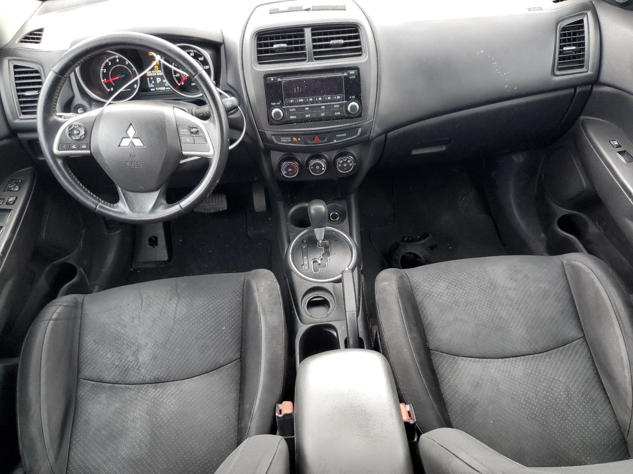 2015 Mitsubishi Outlander Sport Es Синий vin: 4A4AP3AU4FE053971