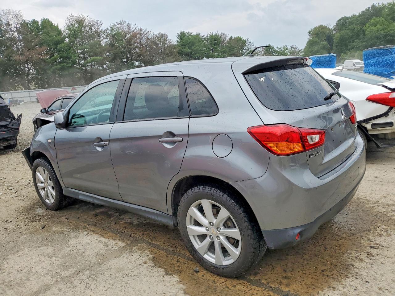 2013 Mitsubishi Outlander Sport Es Silver vin: 4A4AP3AU5DE006042
