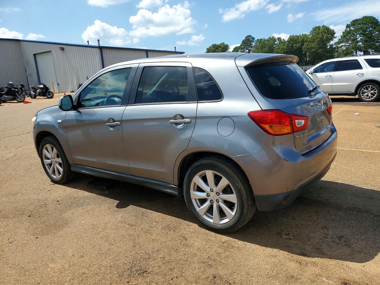 2014 Mitsubishi Outlander Sport Es Gray vin: 4A4AP3AU5EE007242