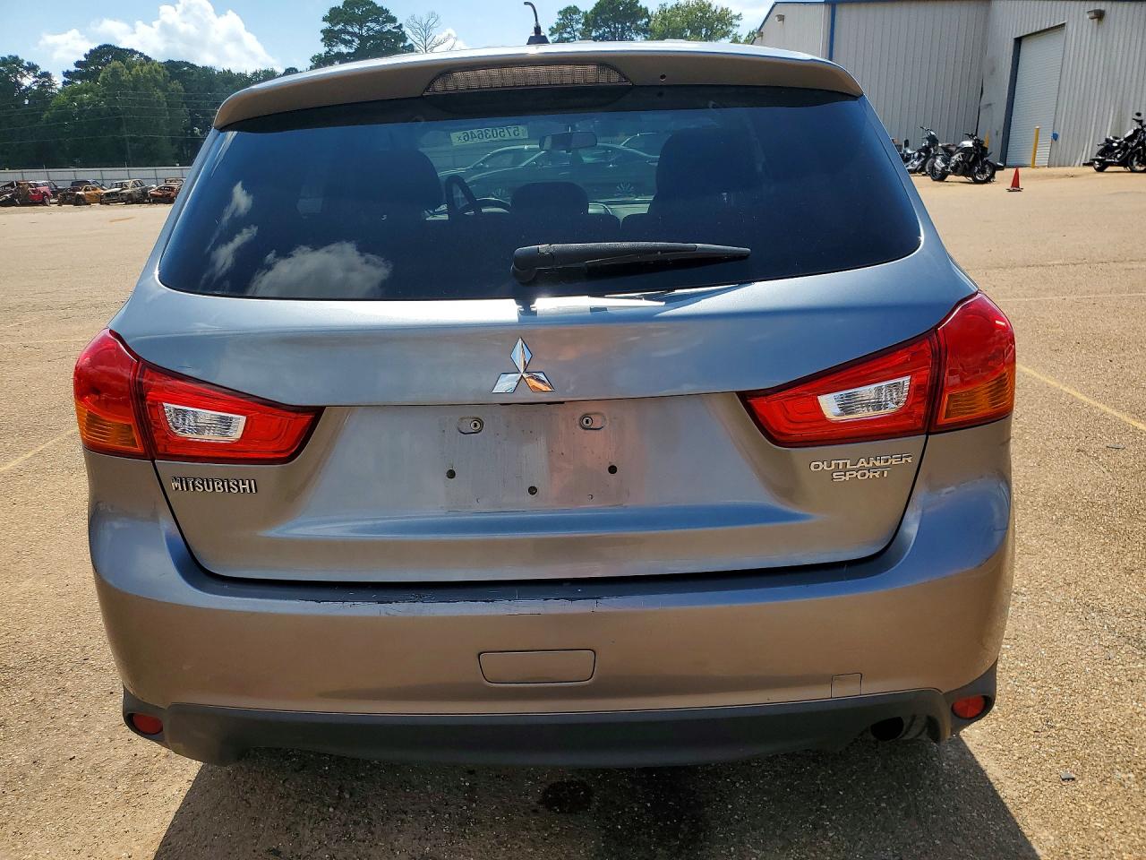 2014 Mitsubishi Outlander Sport Es Gray vin: 4A4AP3AU5EE007242