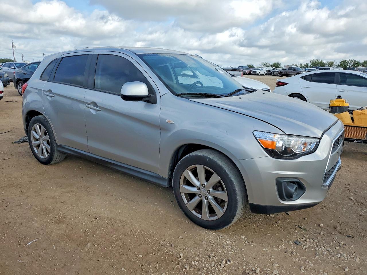 2014 Mitsubishi Outlander Sport Es Silver vin: 4A4AP3AU5EE008164