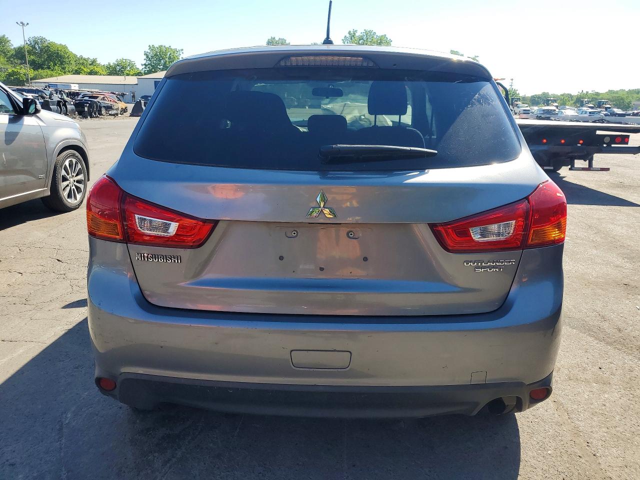 2014 Mitsubishi Outlander Sport Es Серый vin: 4A4AP3AU5EE018936