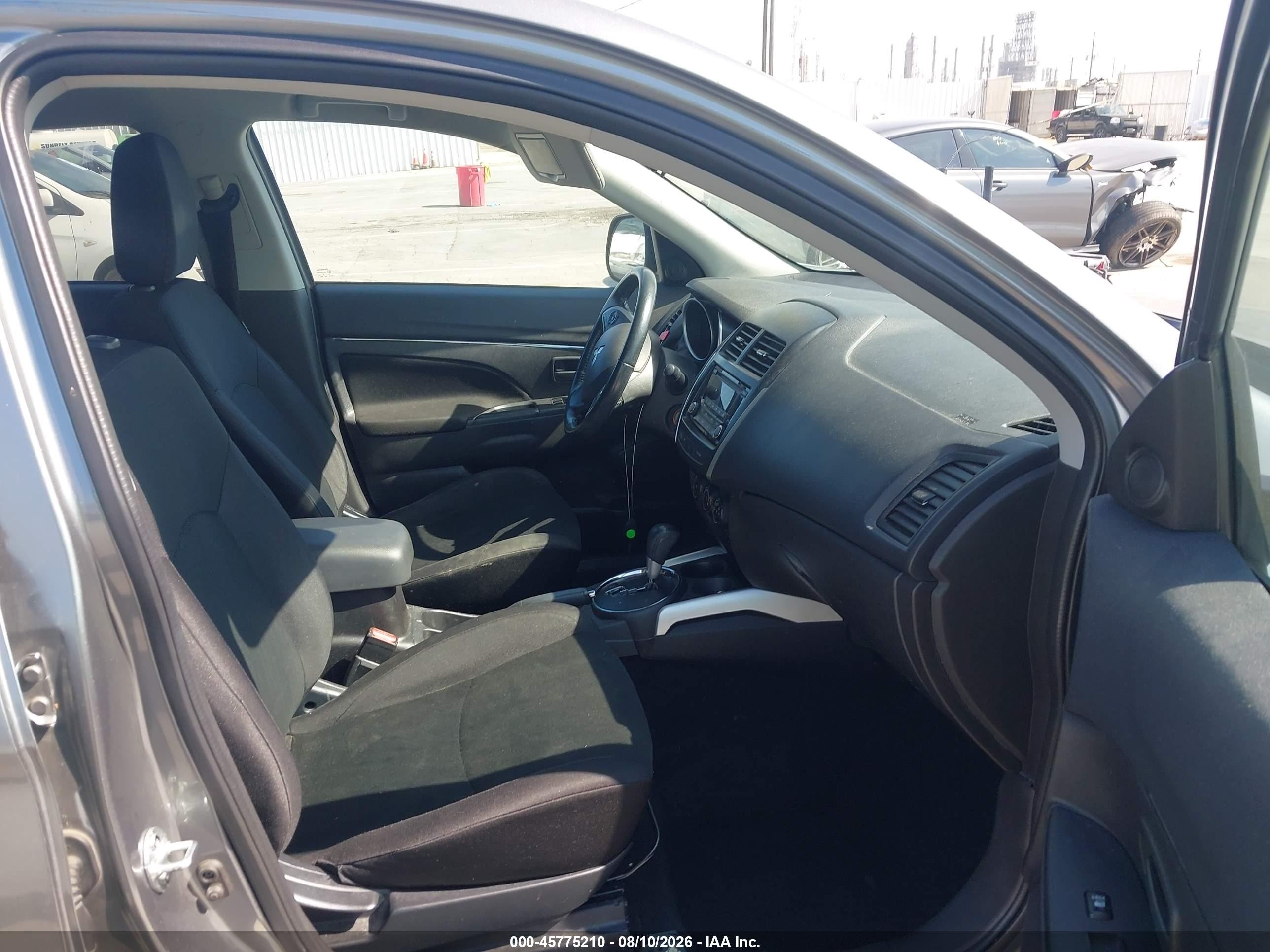 2014 Mitsubishi Outlander Sport Es Gray vin: 4A4AP3AU5EE028981
