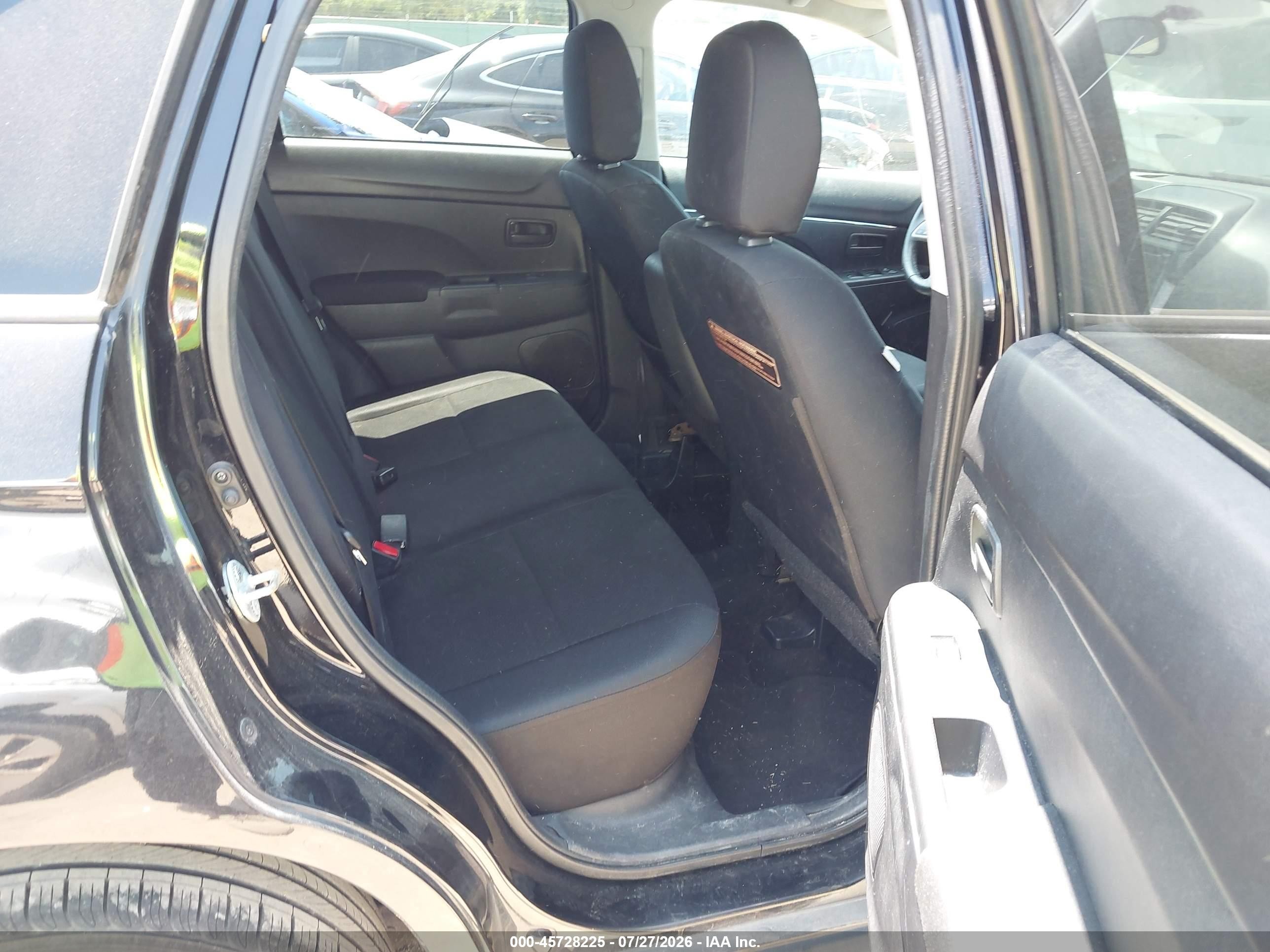 2015 Mitsubishi Outlander Sport Es Black vin: 4A4AP3AU5FE003743