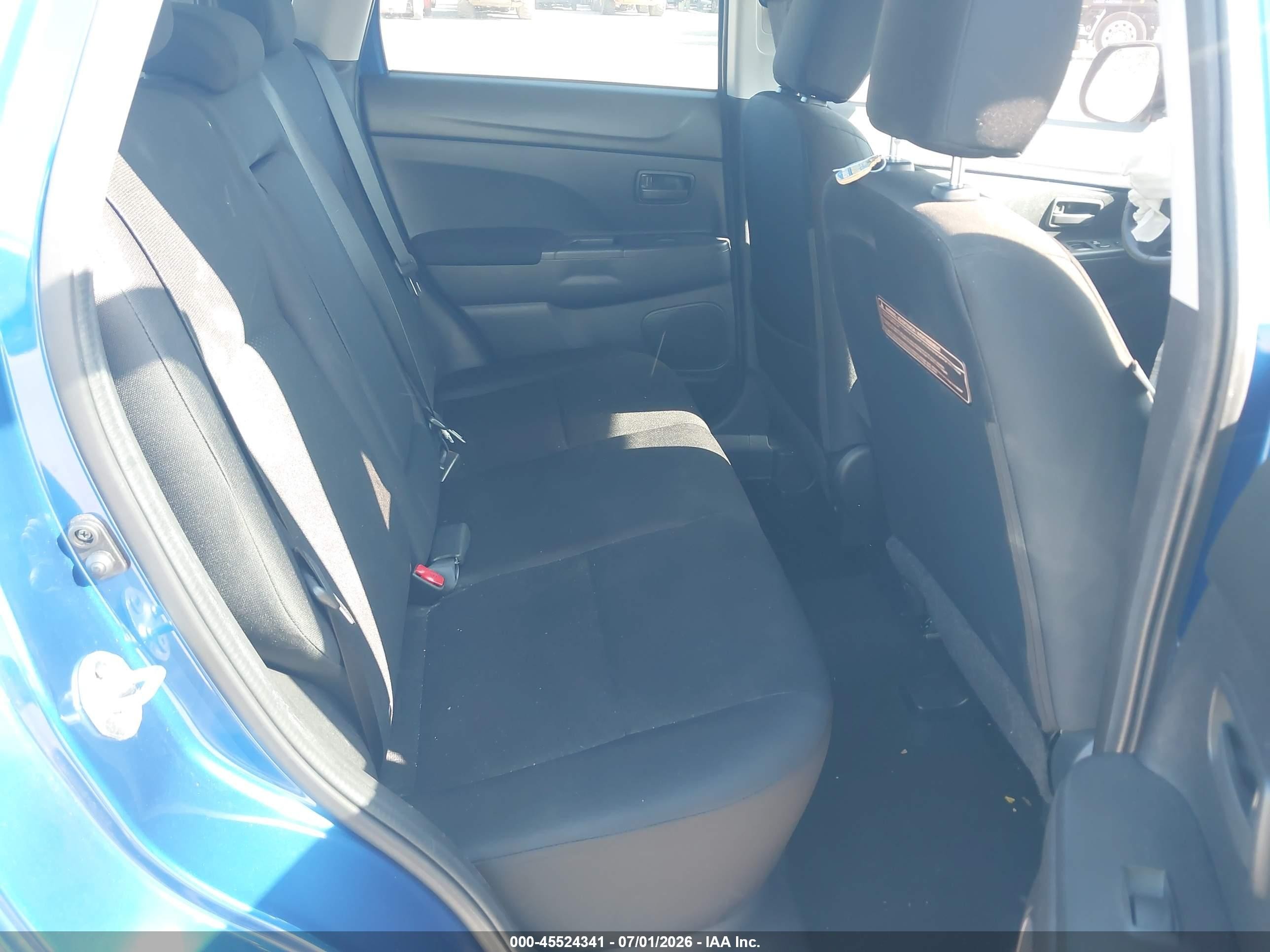 2015 Mitsubishi Outlander Sport Es Blue vin: 4A4AP3AU5FE007193