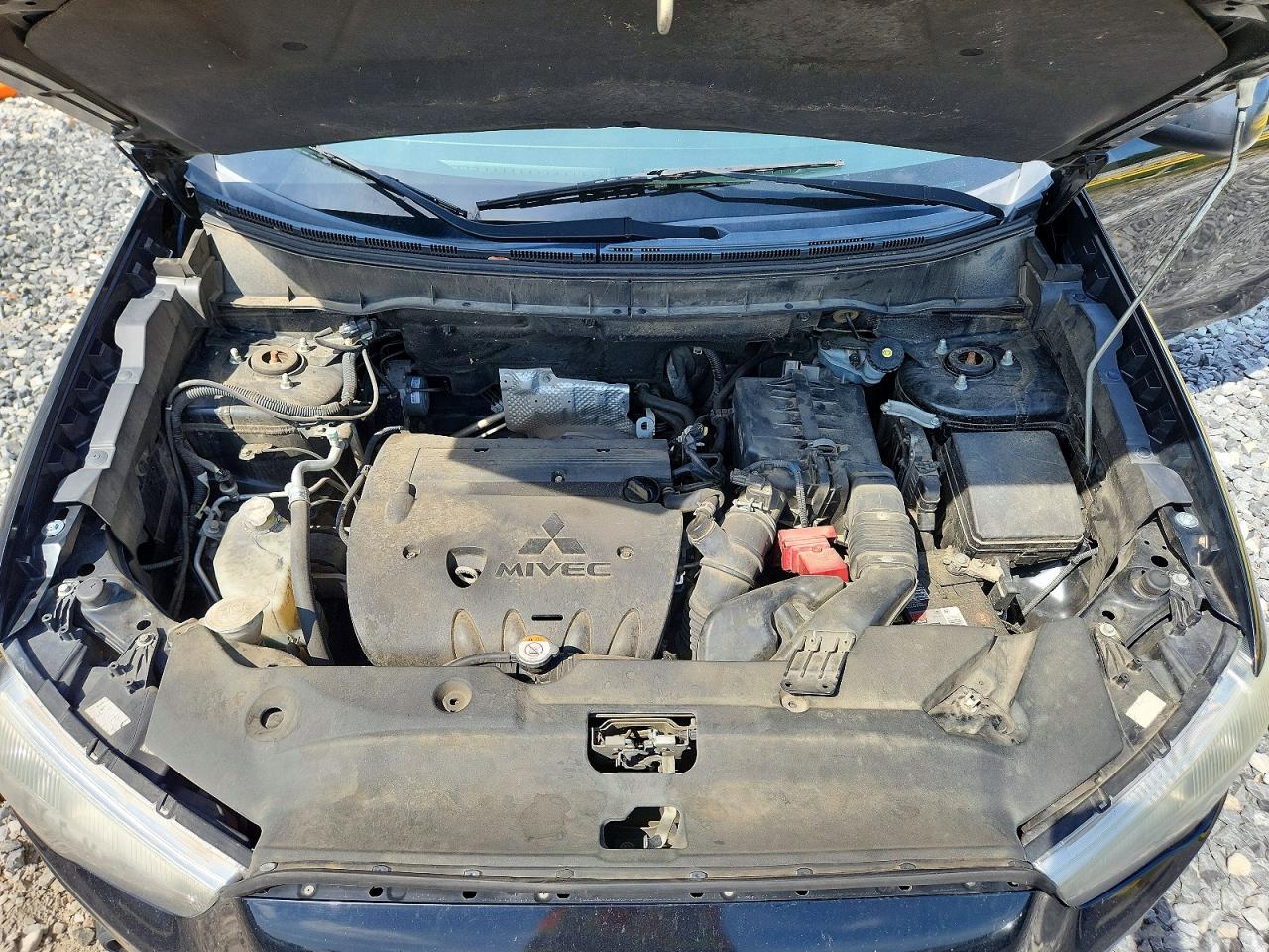 2015 Mitsubishi Outlander Sport Es Черный vin: 4A4AP3AU5FE044034