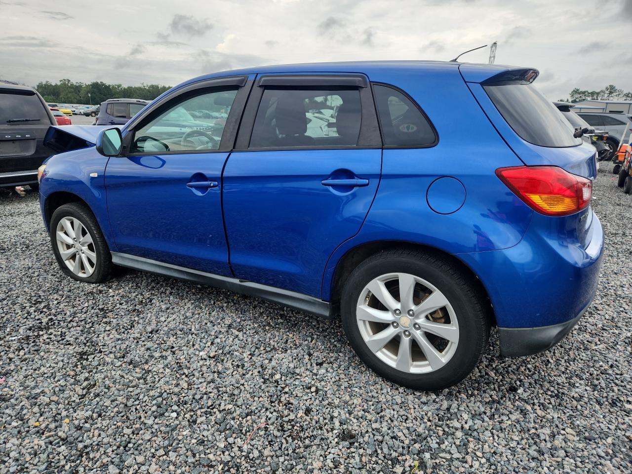 2015 Mitsubishi Outlander Sport Es Blue vin: 4A4AP3AU5FE045751