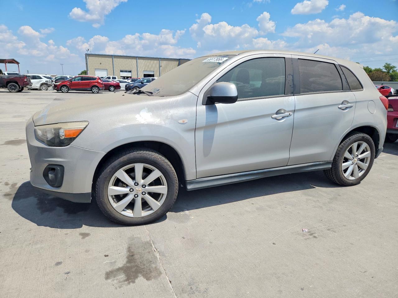 2015 Mitsubishi Outlander Sport Es Silver vin: 4A4AP3AU5FE057673