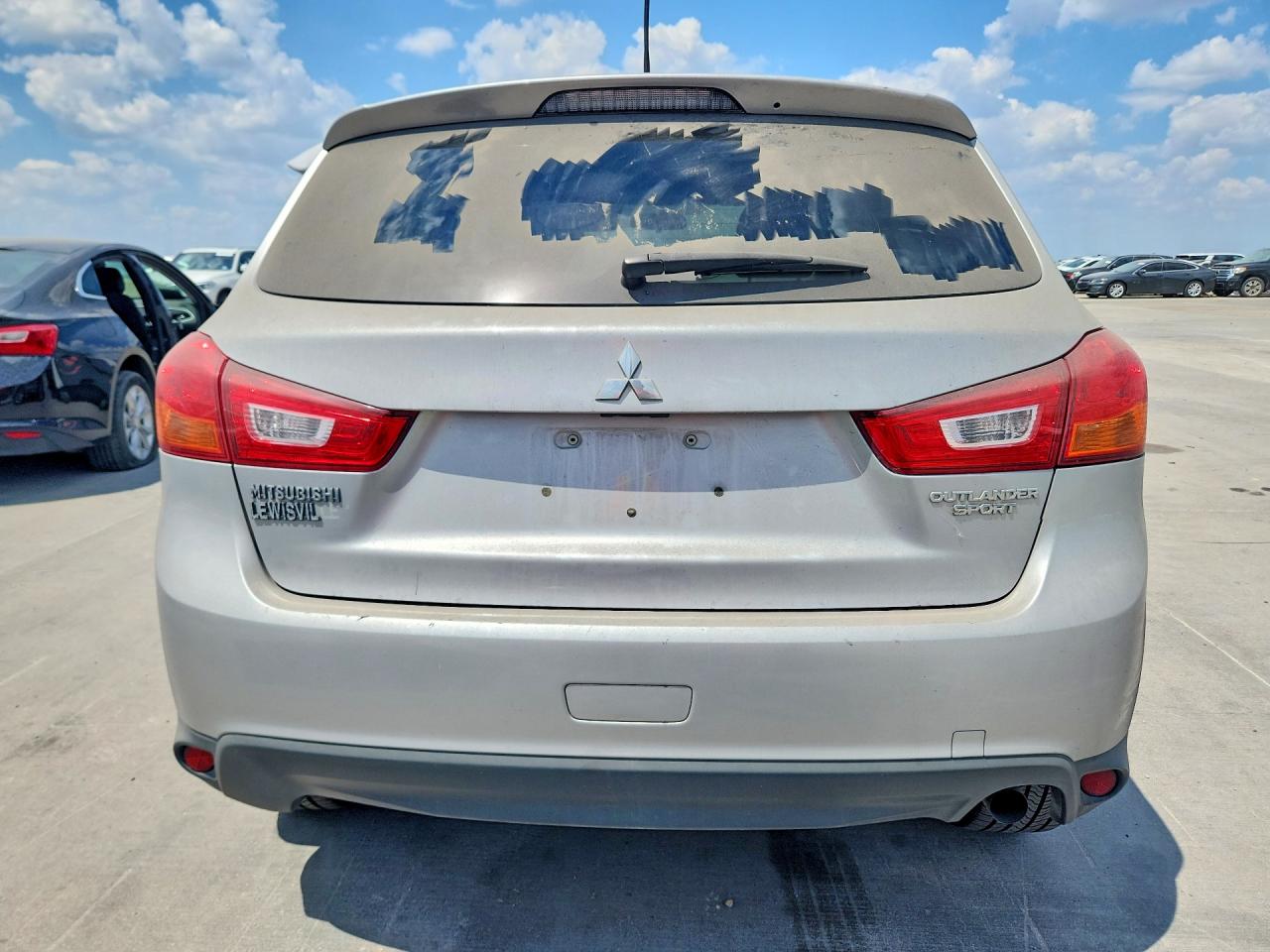 2015 Mitsubishi Outlander Sport Es Серебряный vin: 4A4AP3AU5FE057673