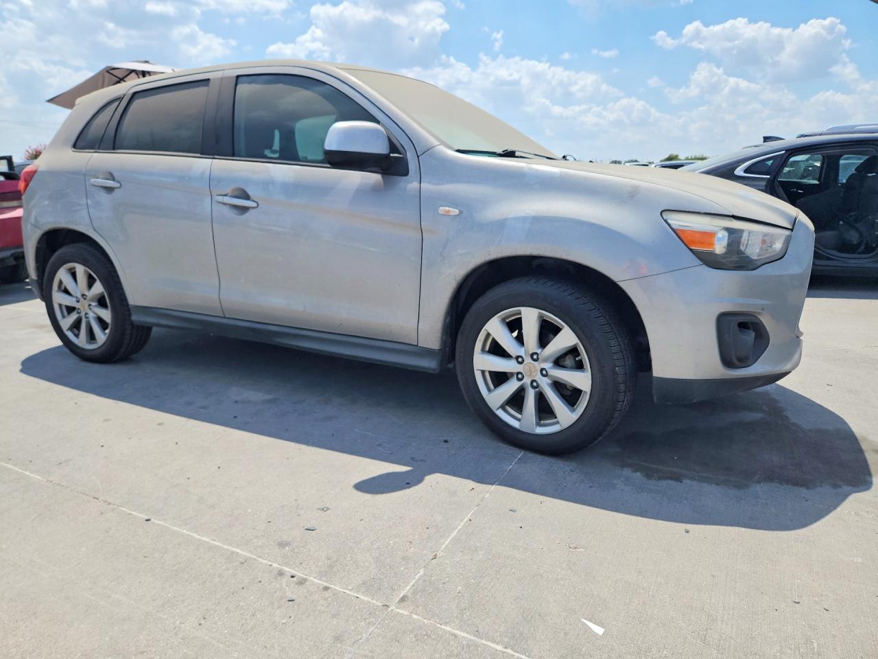 2015 Mitsubishi Outlander Sport Es Серебряный vin: 4A4AP3AU5FE057673