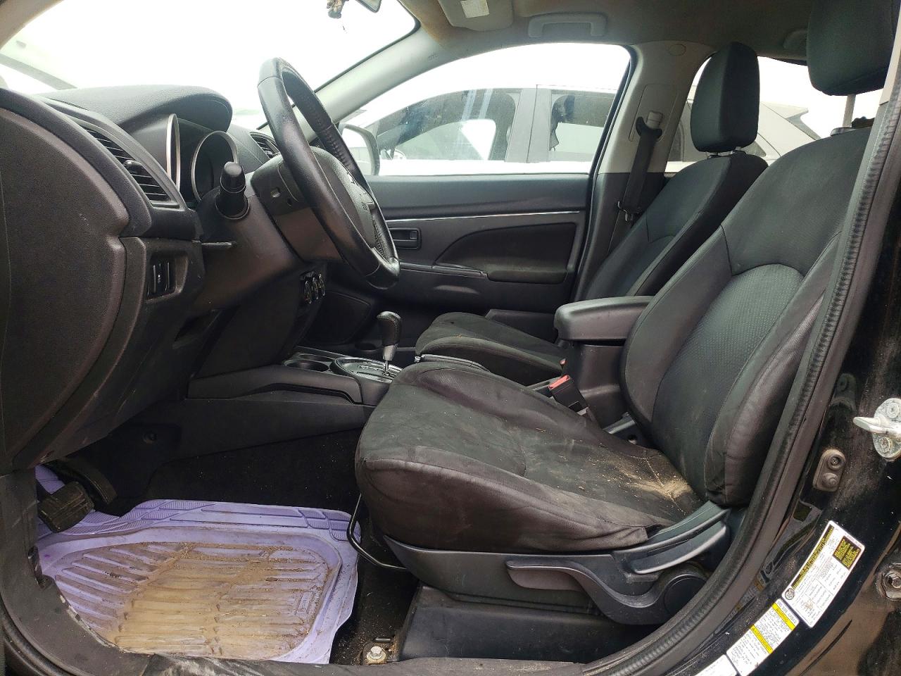 2015 Mitsubishi Outlander Sport Es Black vin: 4A4AP3AU5FE058824