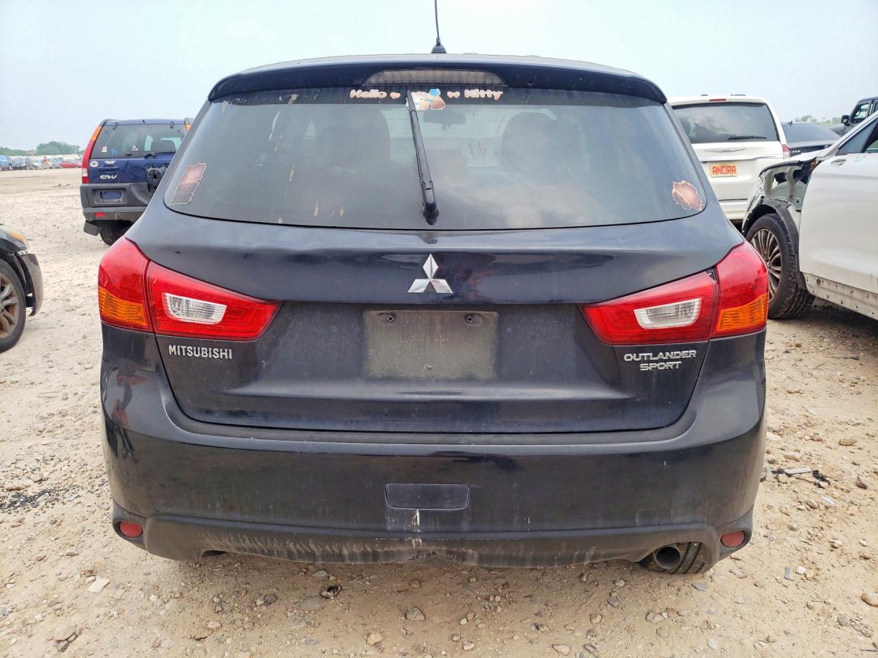 2015 Mitsubishi Outlander Sport Es Black vin: 4A4AP3AU5FE058824