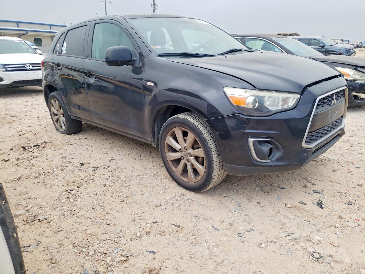 2015 Mitsubishi Outlander Sport Es Black vin: 4A4AP3AU5FE058824