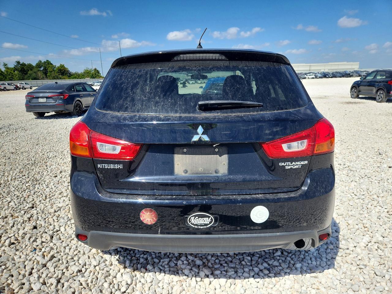 2013 Mitsubishi Outlander Sport Es Black vin: 4A4AP3AU6DE016613