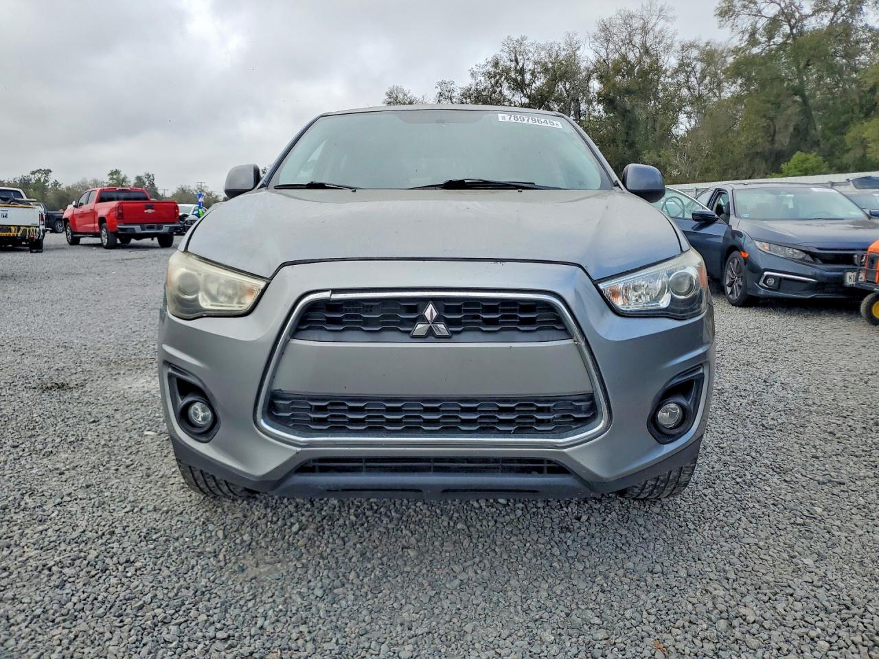 2014 Mitsubishi Outlander Sport Es Серый vin: 4A4AP3AU6EE031940