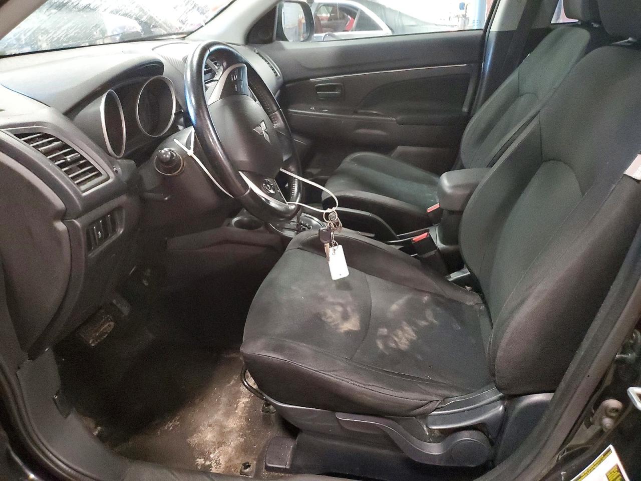 2015 Mitsubishi Outlander Sport Es Черный vin: 4A4AP3AU6FE042986