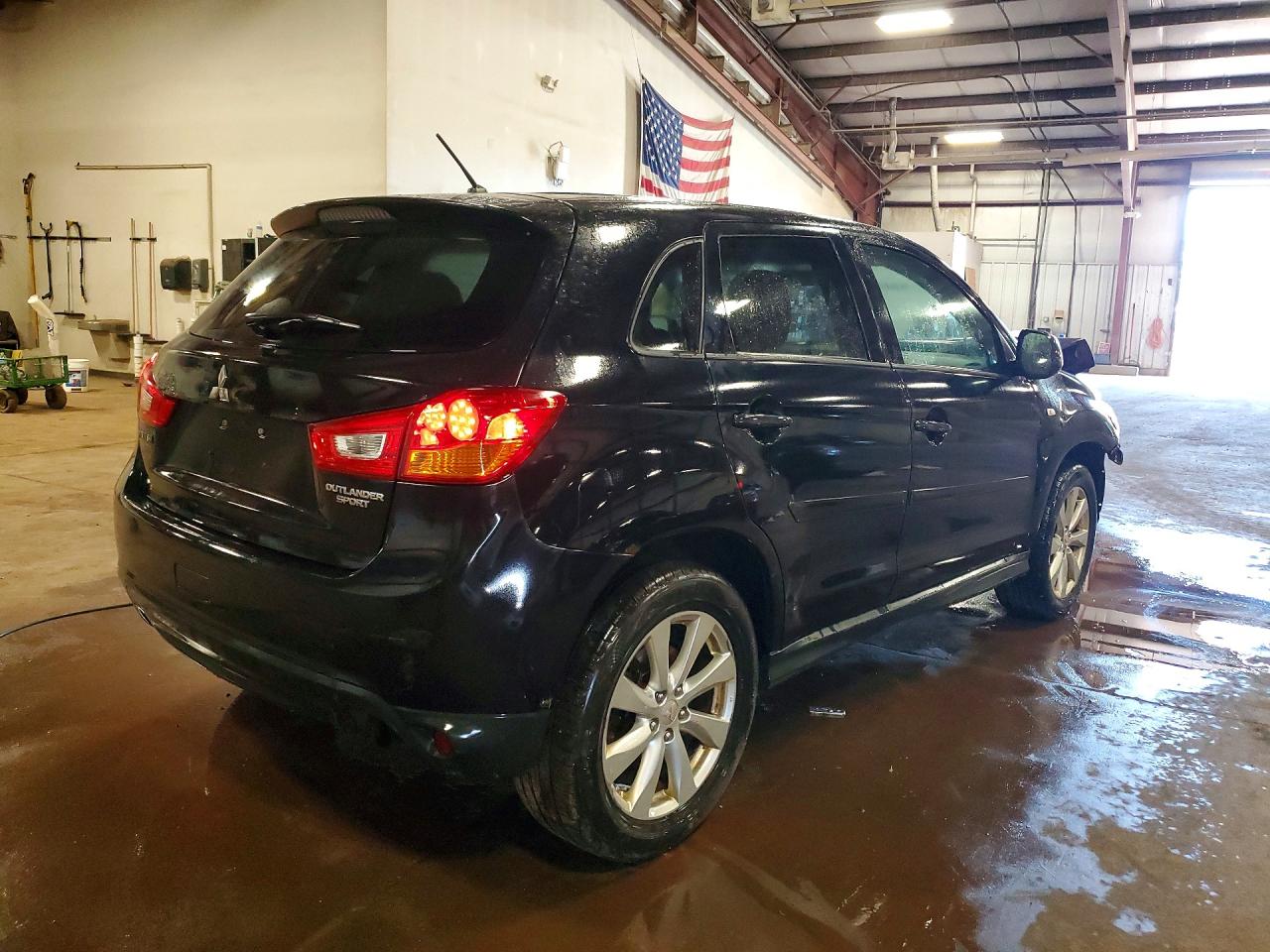 2015 Mitsubishi Outlander Sport Es Черный vin: 4A4AP3AU6FE042986