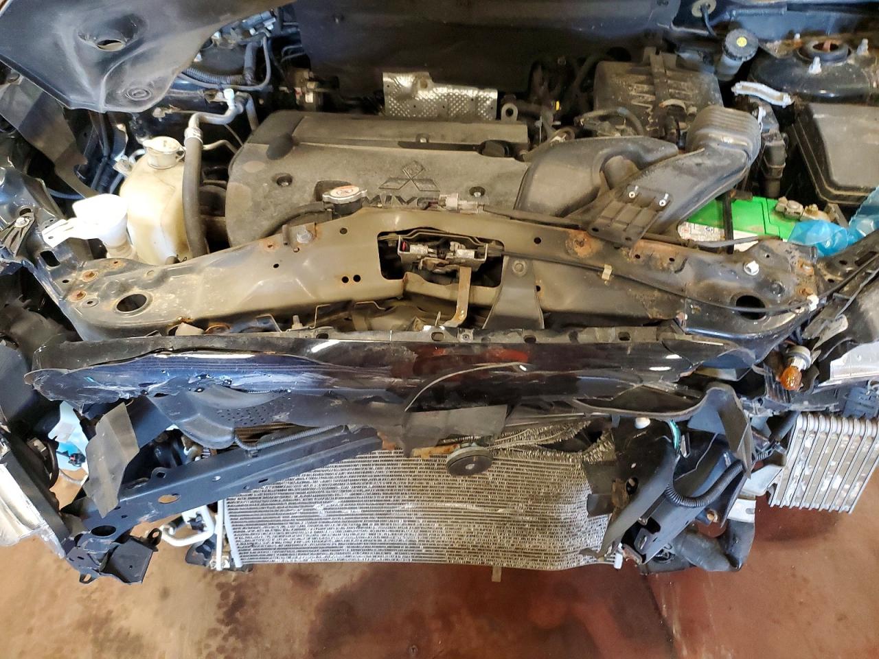 2015 Mitsubishi Outlander Sport Es Черный vin: 4A4AP3AU6FE042986