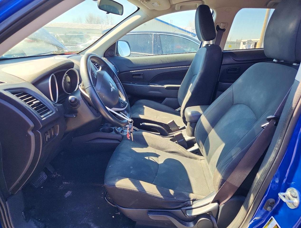 2015 Mitsubishi Outlander Sport Es Синий vin: 4A4AP3AU6FE050313