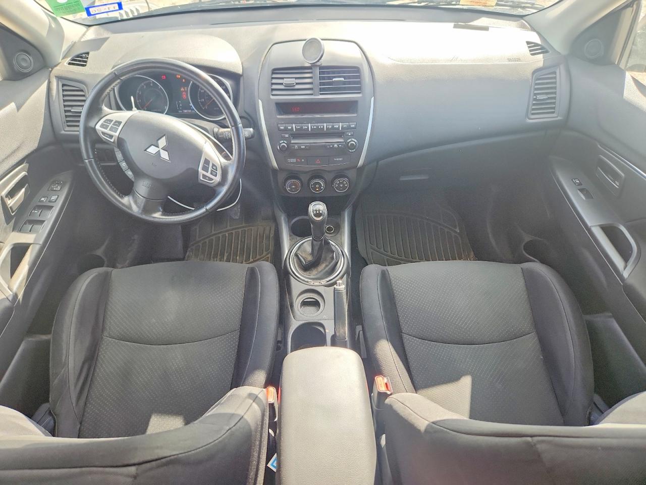 2013 Mitsubishi Outlander Sport Es Silver vin: 4A4AP3AU7DE015616