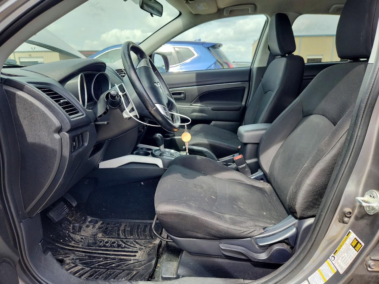 2013 Mitsubishi Outlander Sport Es Gray vin: 4A4AP3AU7DE024770
