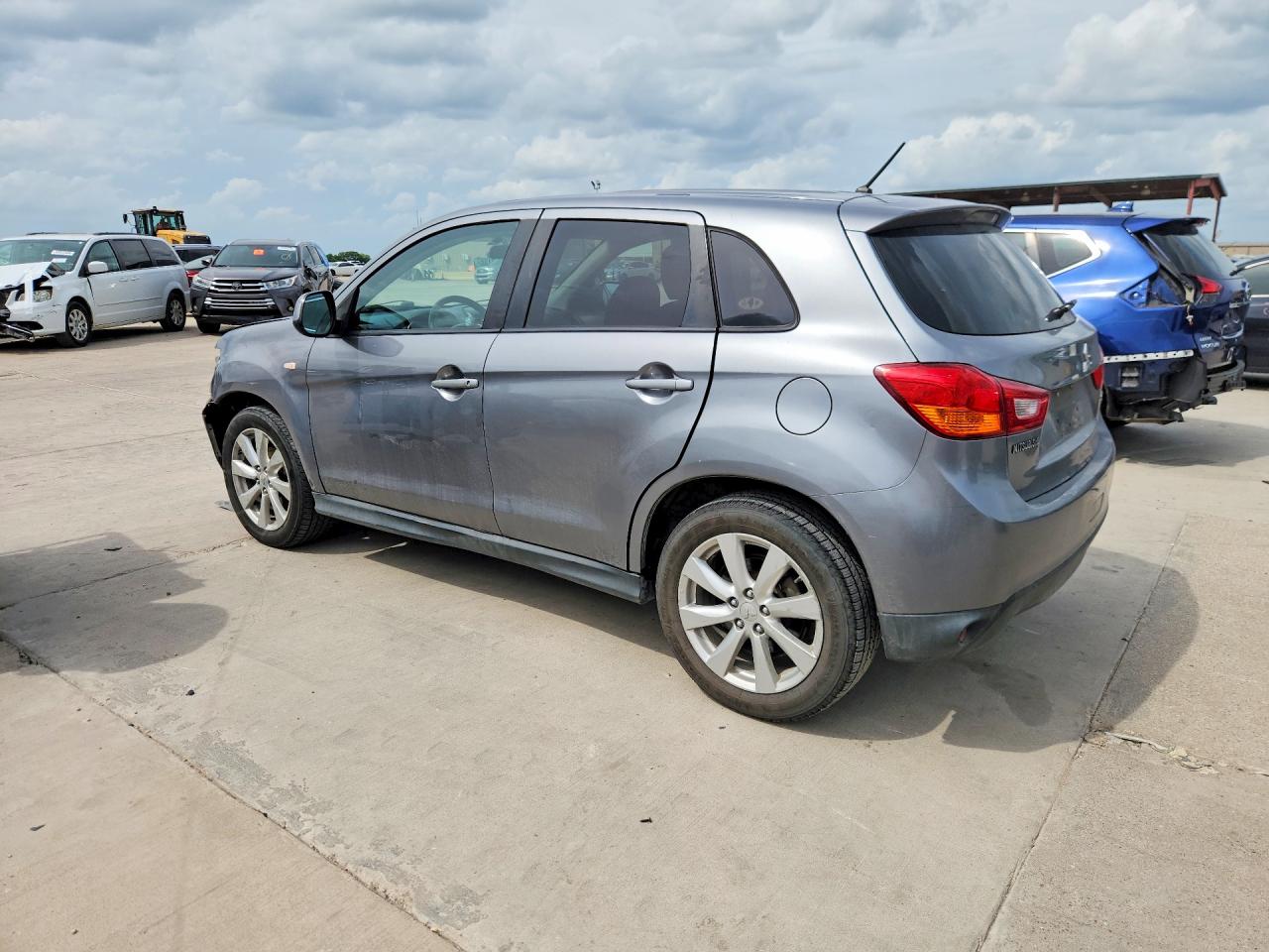 2013 Mitsubishi Outlander Sport Es Gray vin: 4A4AP3AU7DE024770