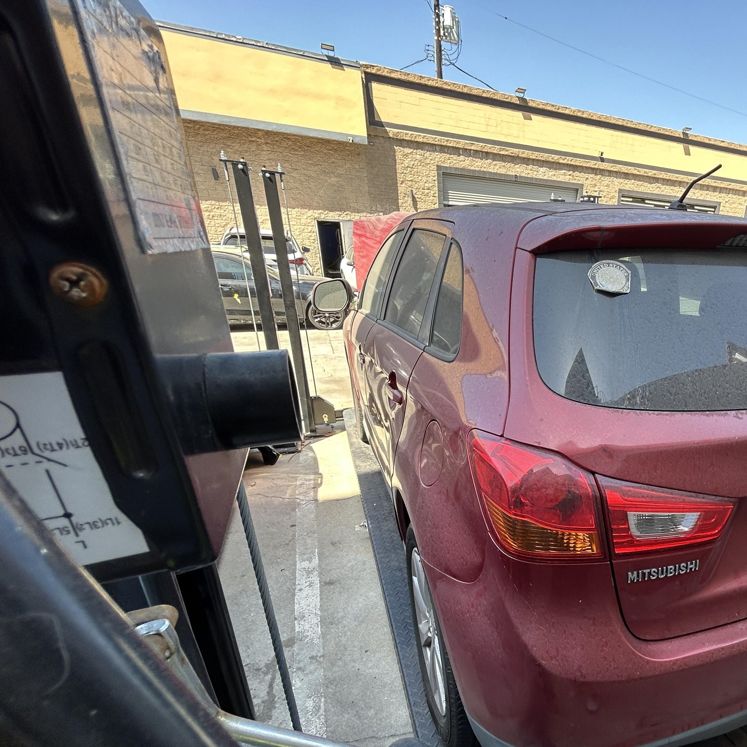 2014 Mitsubishi Outlander Sport Es Red vin: 4A4AP3AU7EE021692