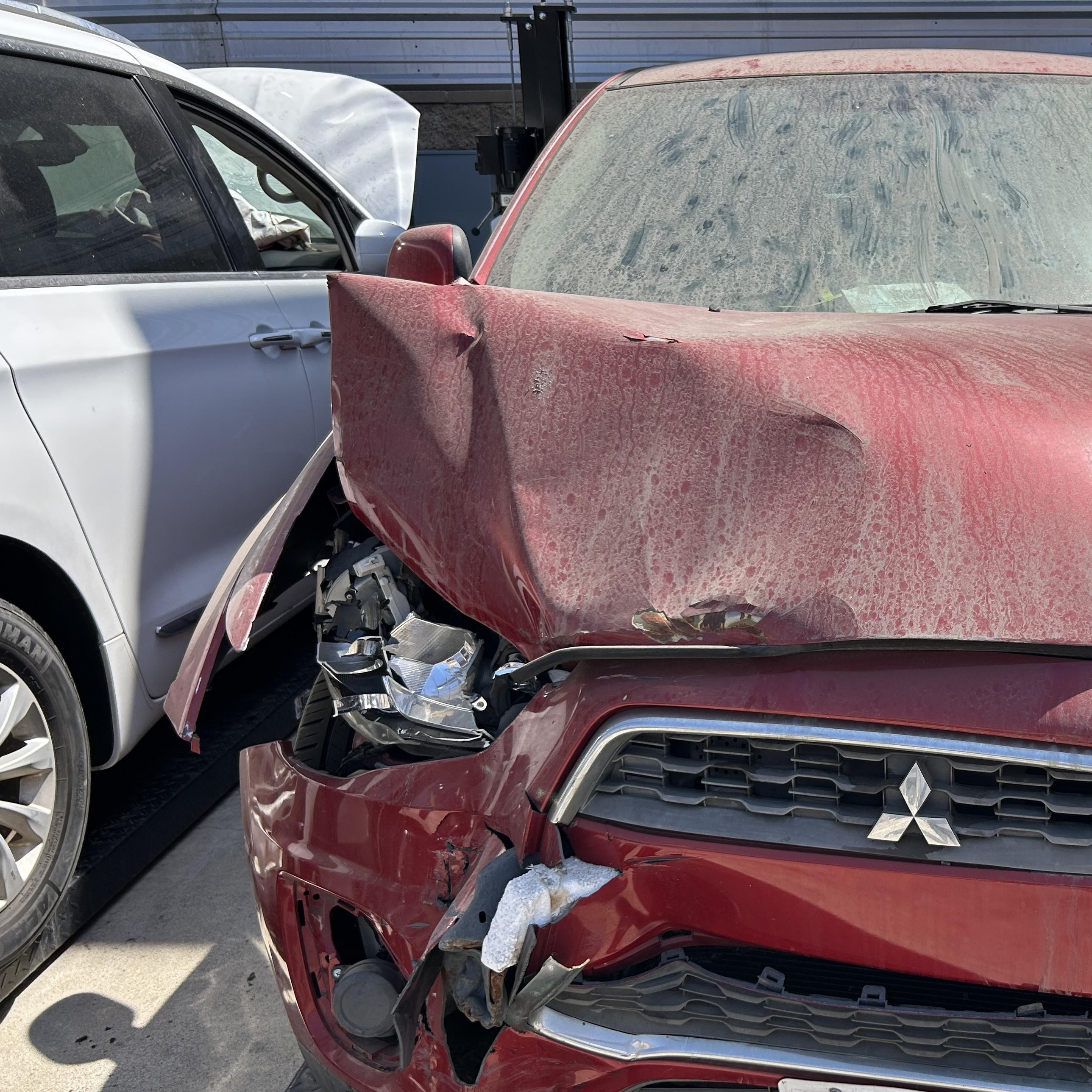 2014 Mitsubishi Outlander Sport Es Red vin: 4A4AP3AU7EE021692