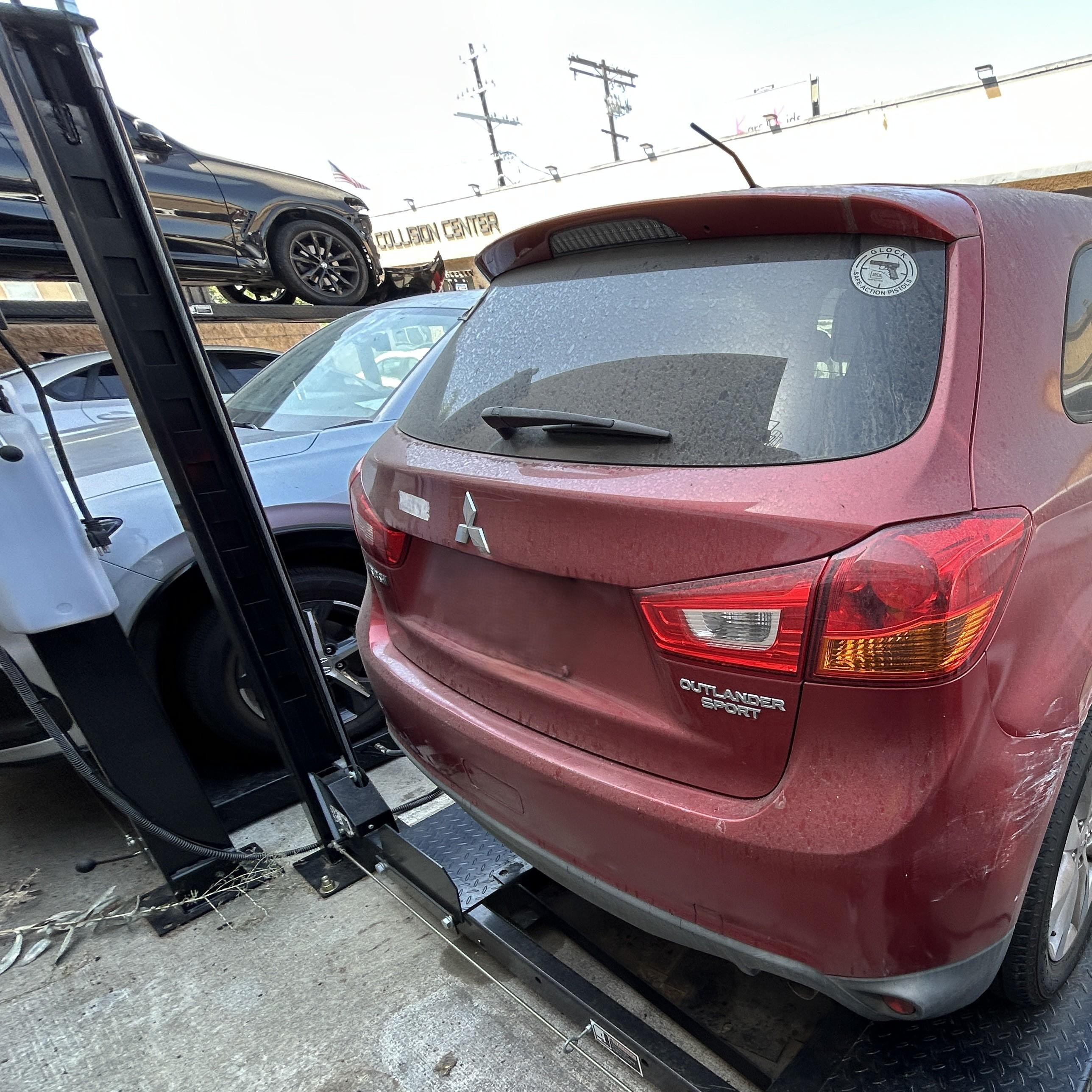 2014 Mitsubishi Outlander Sport Es Red vin: 4A4AP3AU7EE021692
