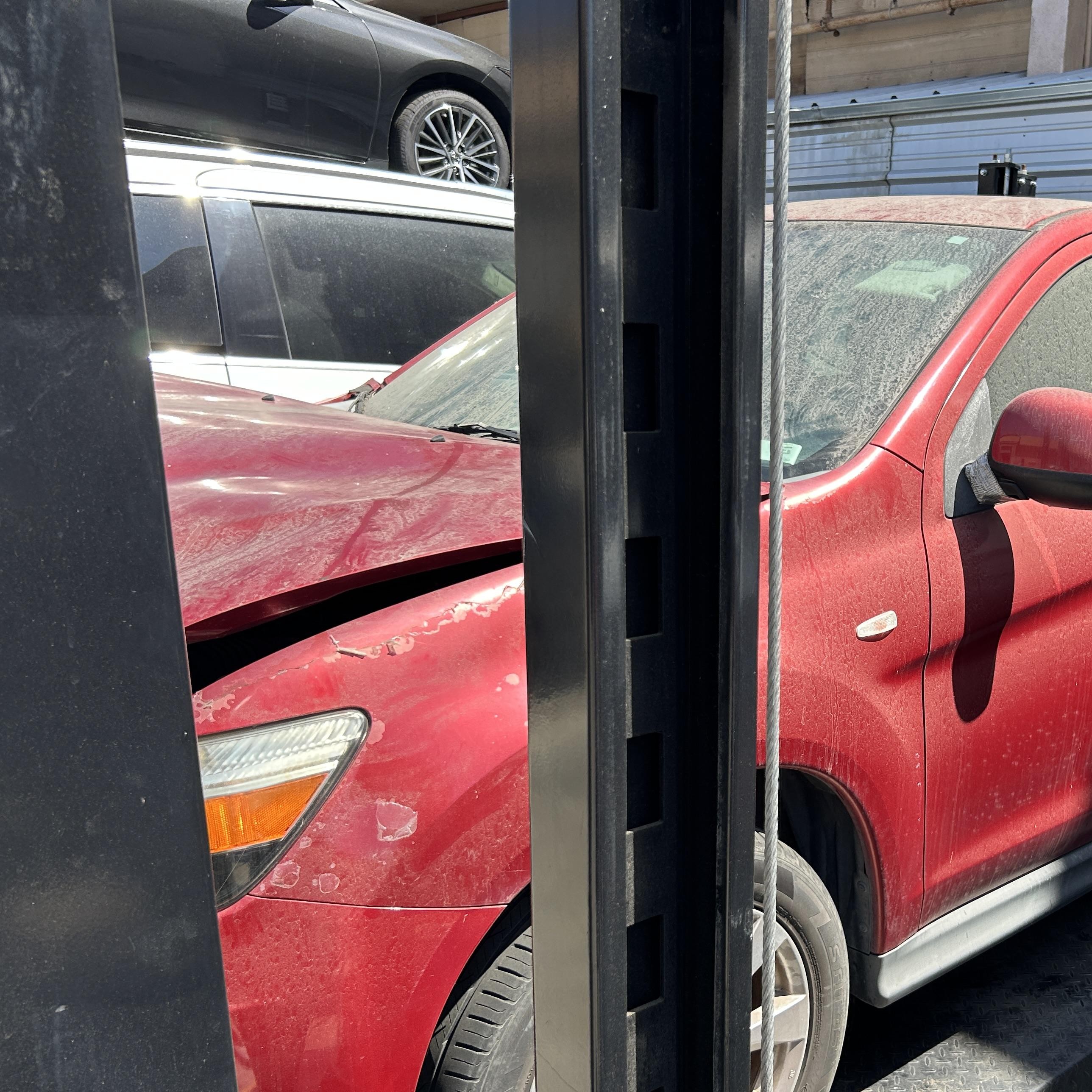 2014 Mitsubishi Outlander Sport Es Red vin: 4A4AP3AU7EE021692