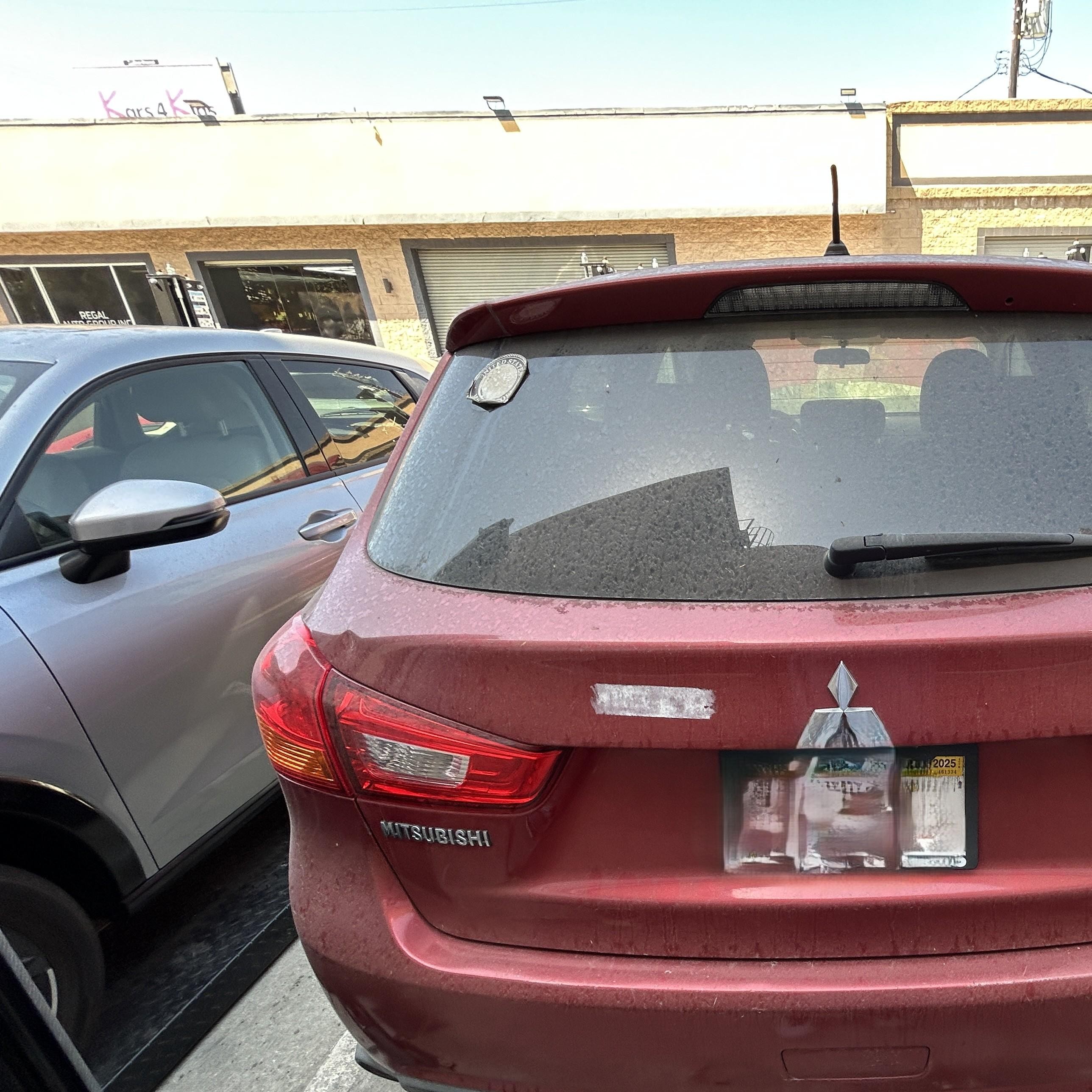 2014 Mitsubishi Outlander Sport Es Red vin: 4A4AP3AU7EE021692
