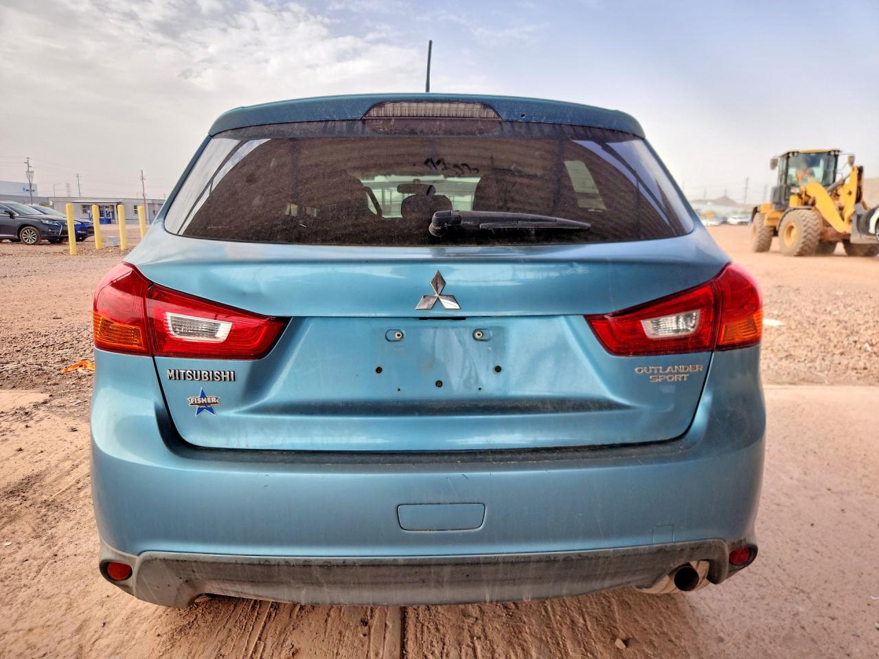 2014 Mitsubishi Outlander Sport Es Turquoise vin: 4A4AP3AU7EE026553
