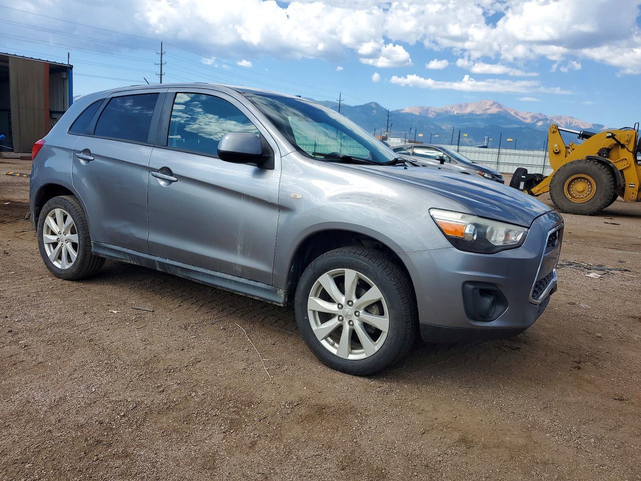 2015 Mitsubishi Outlander Sport Es Gray vin: 4A4AP3AU7FE008457