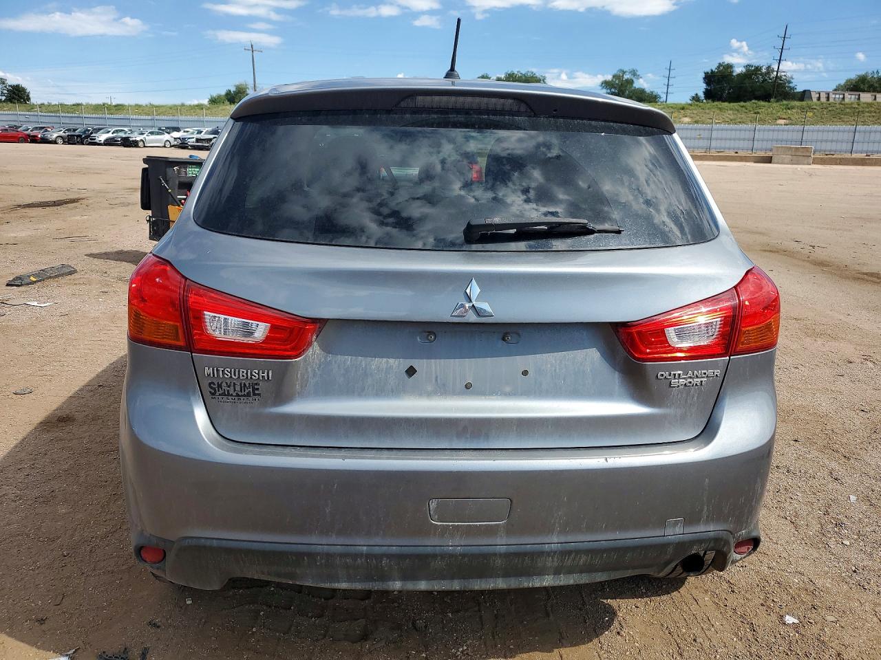 2015 Mitsubishi Outlander Sport Es Gray vin: 4A4AP3AU7FE008457