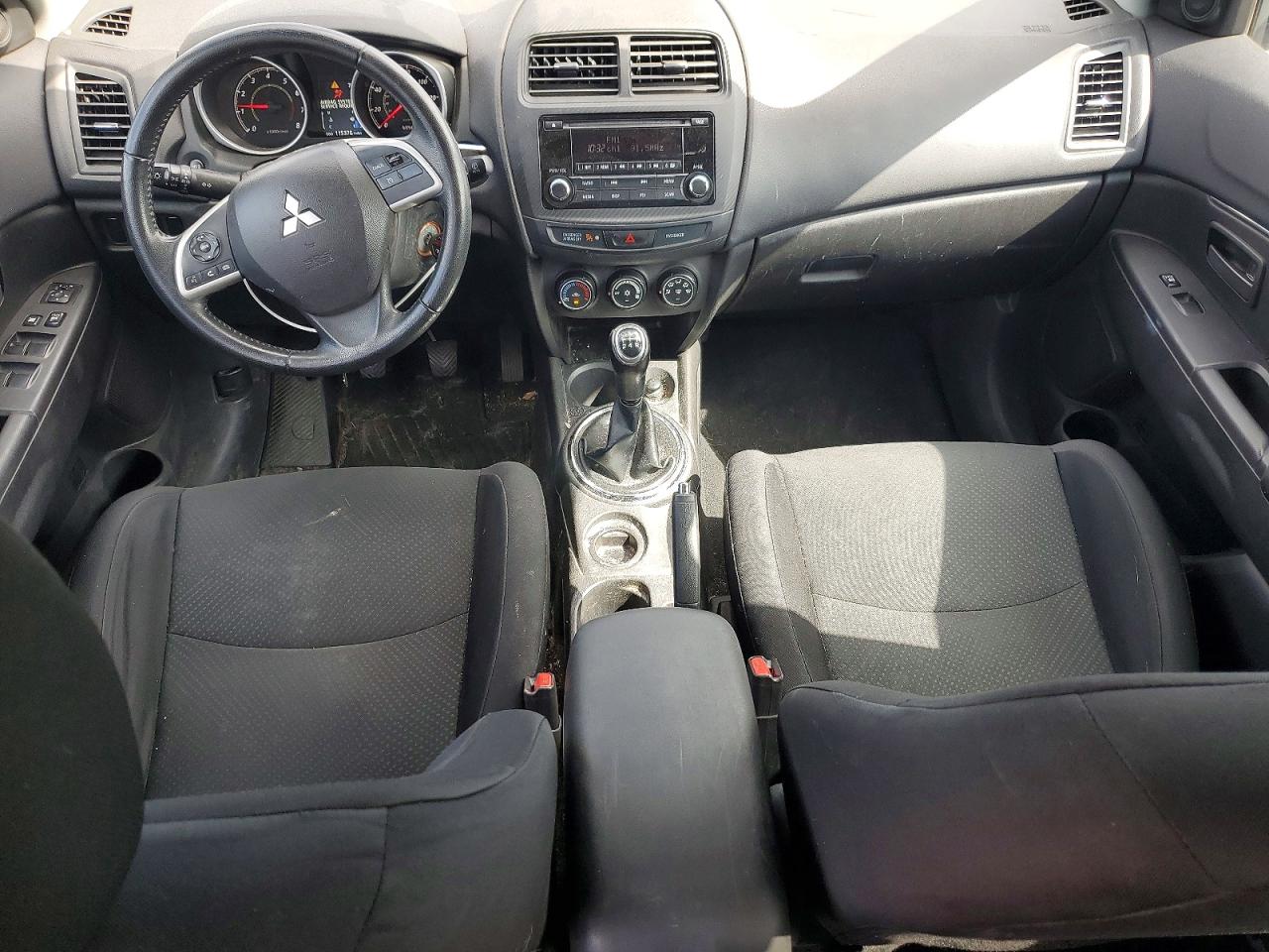 2015 Mitsubishi Outlander Sport Es Gray vin: 4A4AP3AU7FE008457