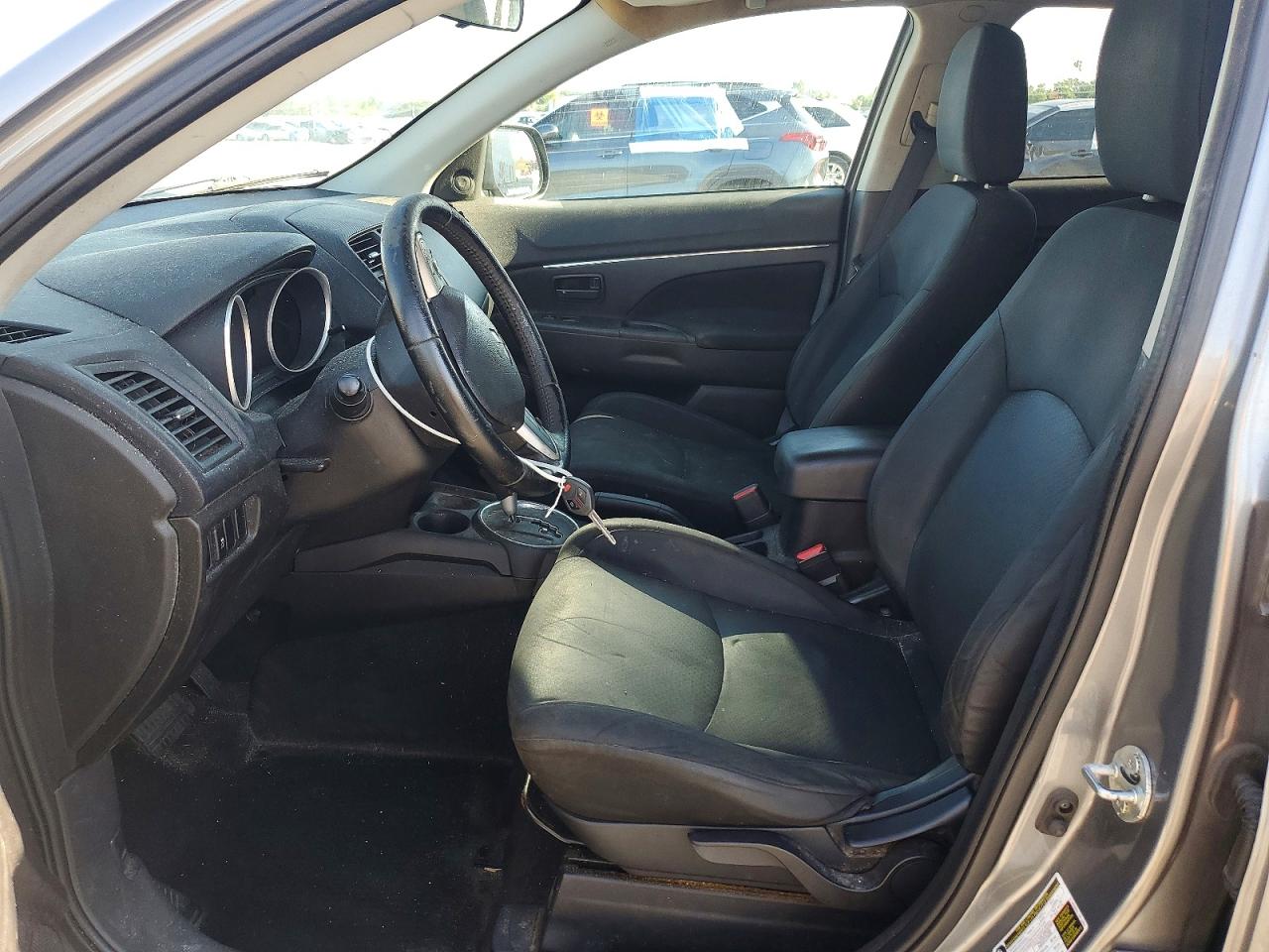 2015 Mitsubishi Outlander Sport Es Gray vin: 4A4AP3AU7FE047615