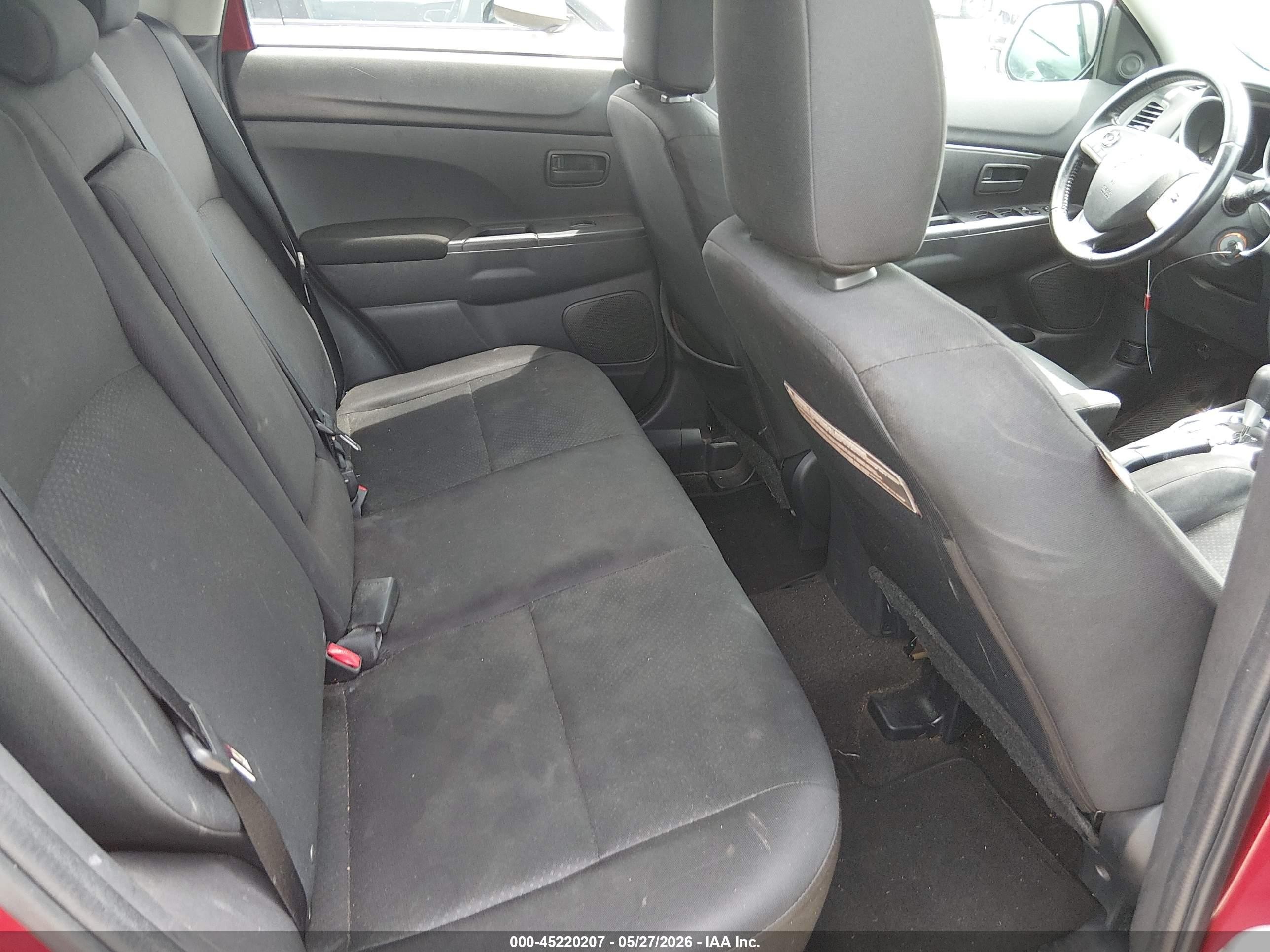 2015 Mitsubishi Outlander Sport Es Maroon vin: 4A4AP3AU7FE052622