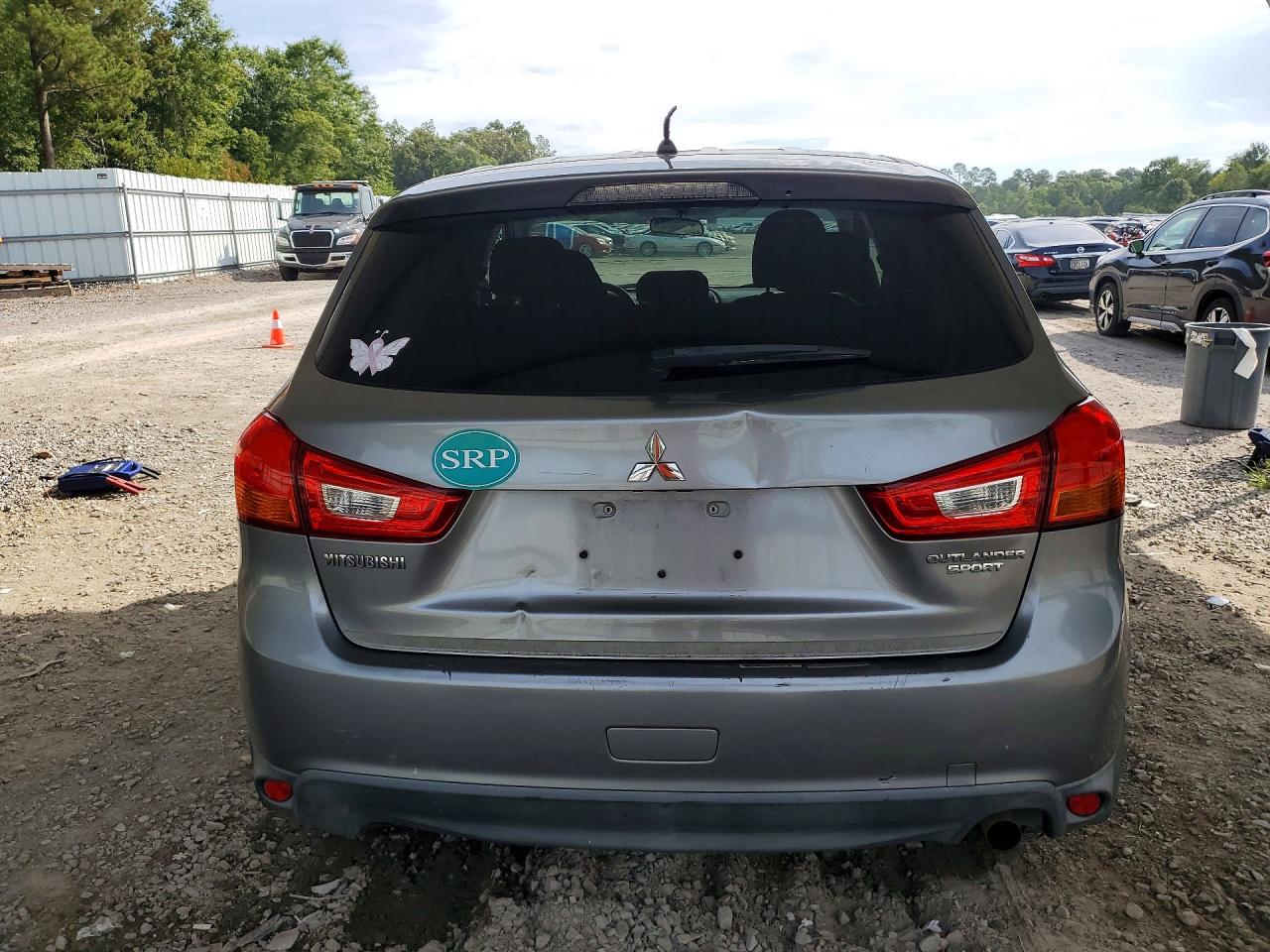 2013 Mitsubishi Outlander Sport Es Silver vin: 4A4AP3AU8DE020386