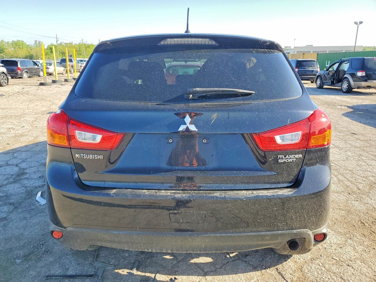 2014 Mitsubishi Outlander Sport Es Black vin: 4A4AP3AU8EE006277