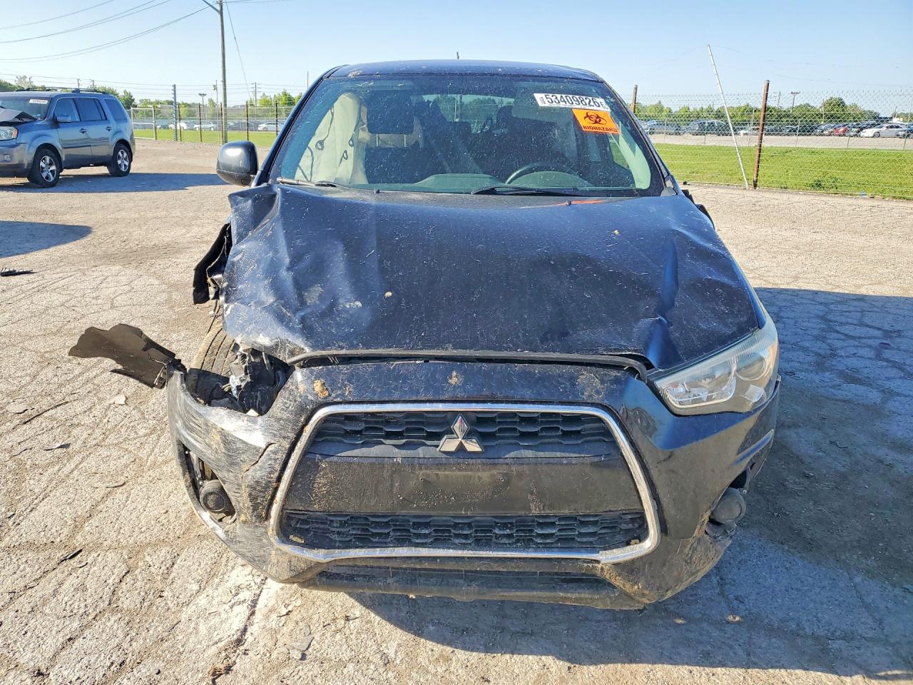 2014 Mitsubishi Outlander Sport Es Black vin: 4A4AP3AU8EE006277