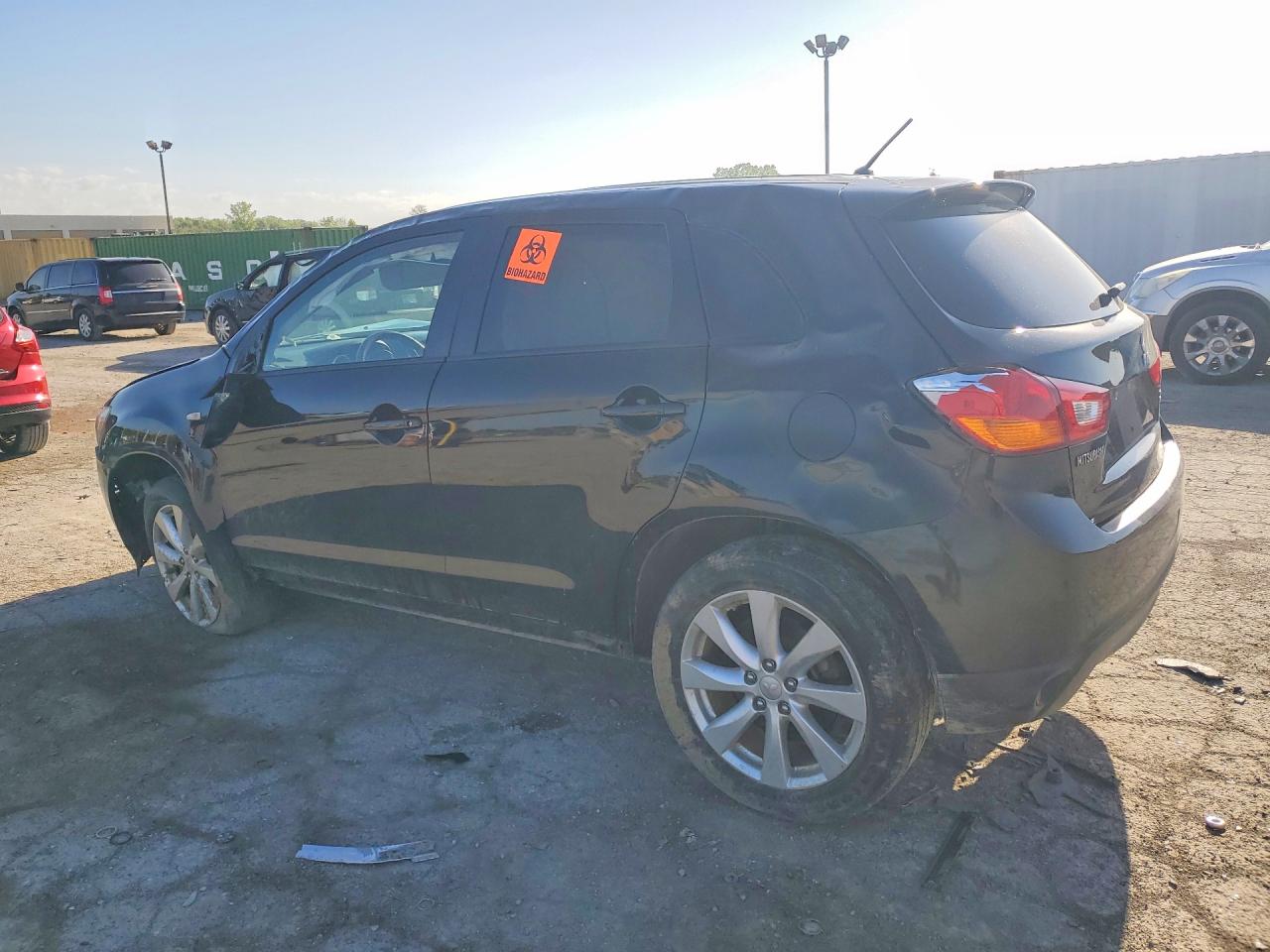 2014 Mitsubishi Outlander Sport Es Black vin: 4A4AP3AU8EE006277