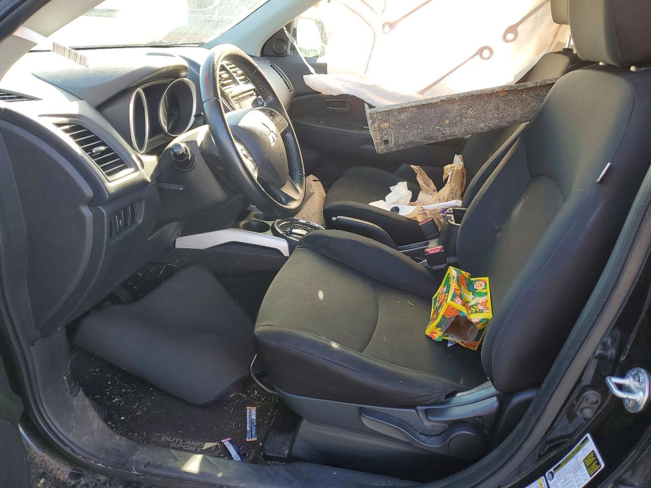 2014 Mitsubishi Outlander Sport Es Black vin: 4A4AP3AU8EE006277
