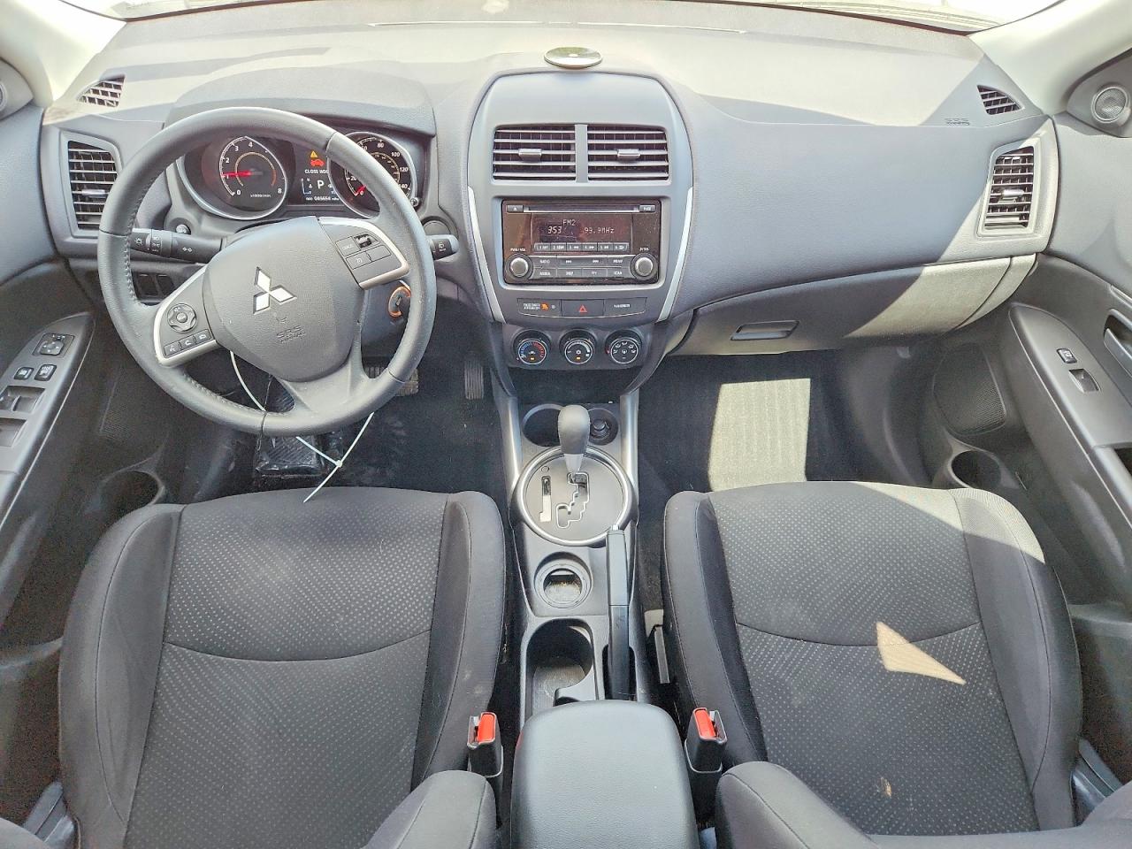 2014 Mitsubishi Outlander Sport Es White vin: 4A4AP3AU8EE008658