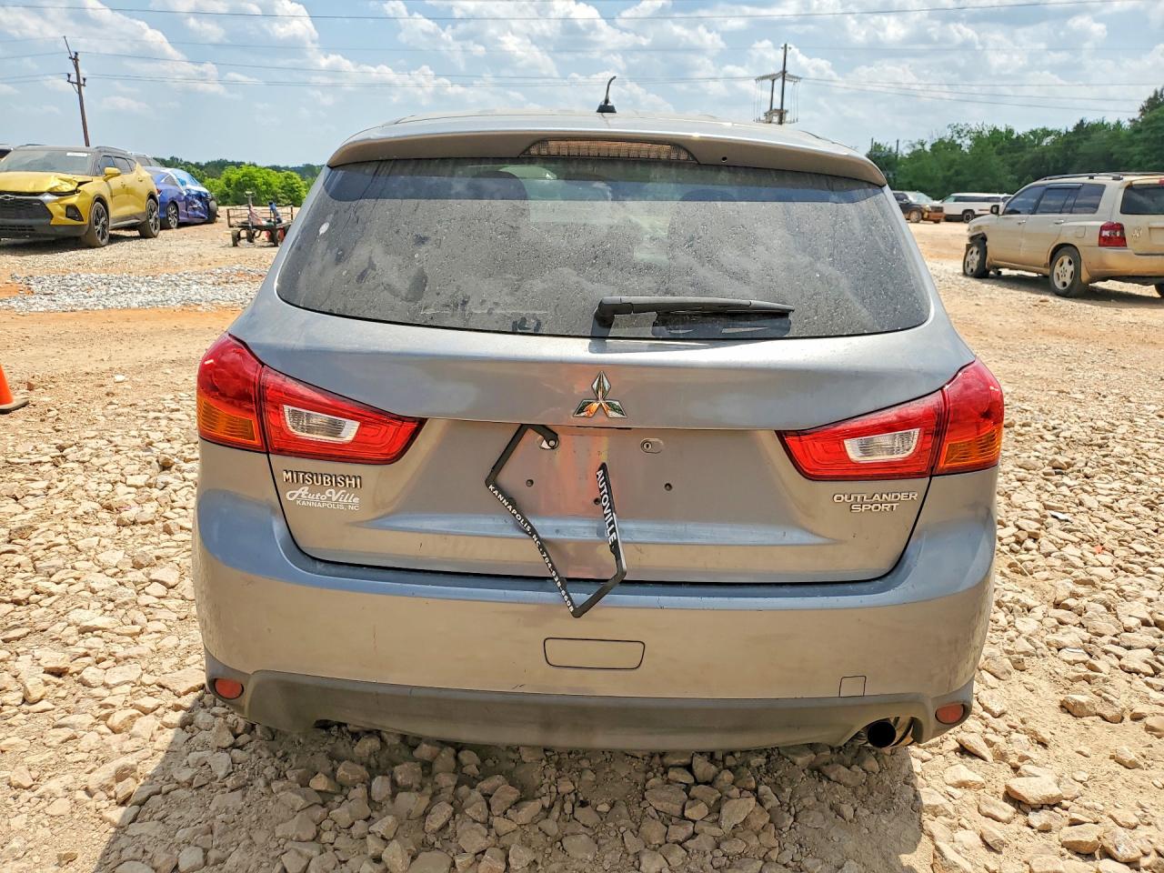 2015 Mitsubishi Outlander Gray vin: 4A4AP3AU8FE041595
