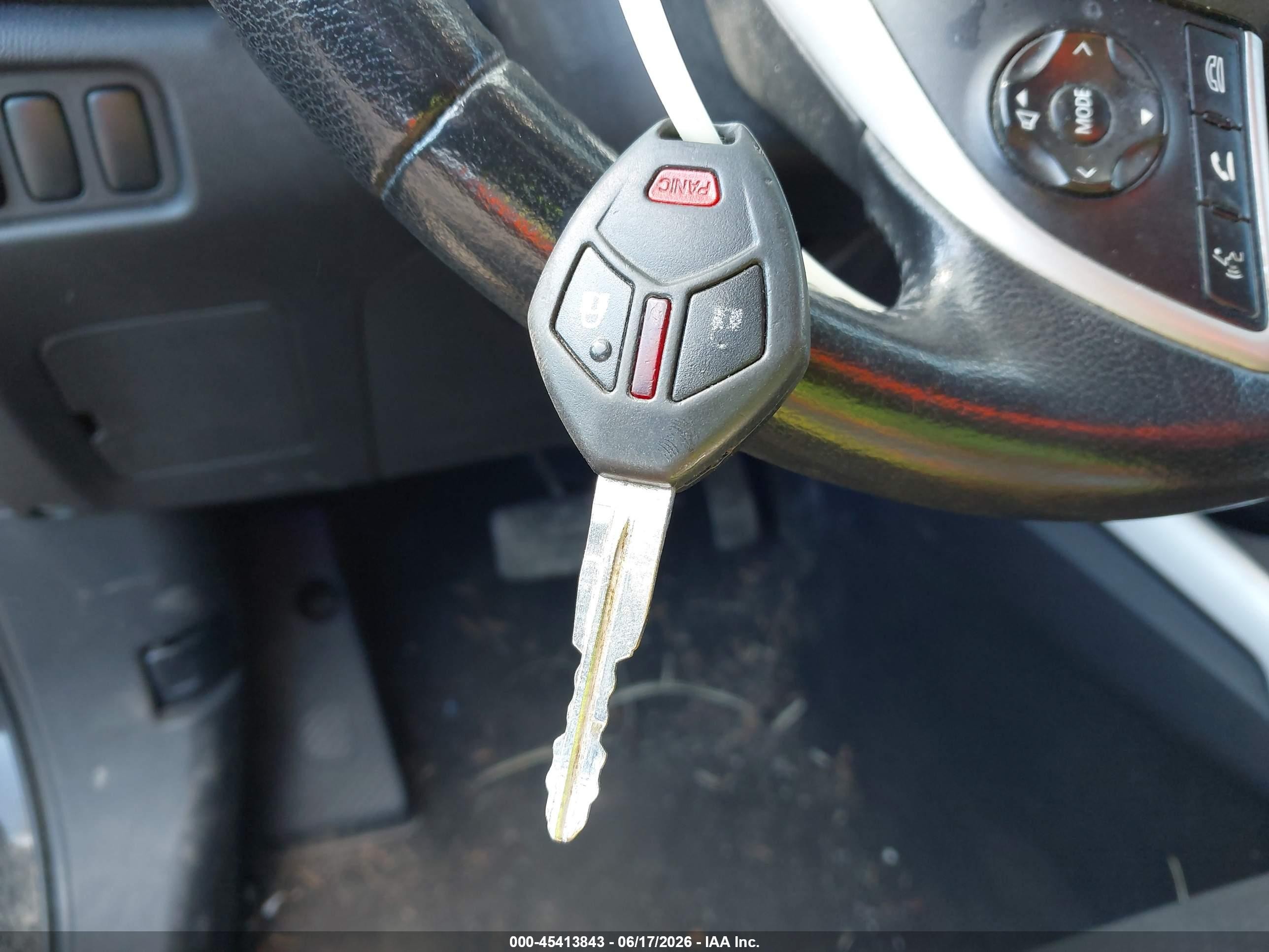 2014 Mitsubishi Outlander Sport Es Black vin: 4A4AP3AU9EE006921