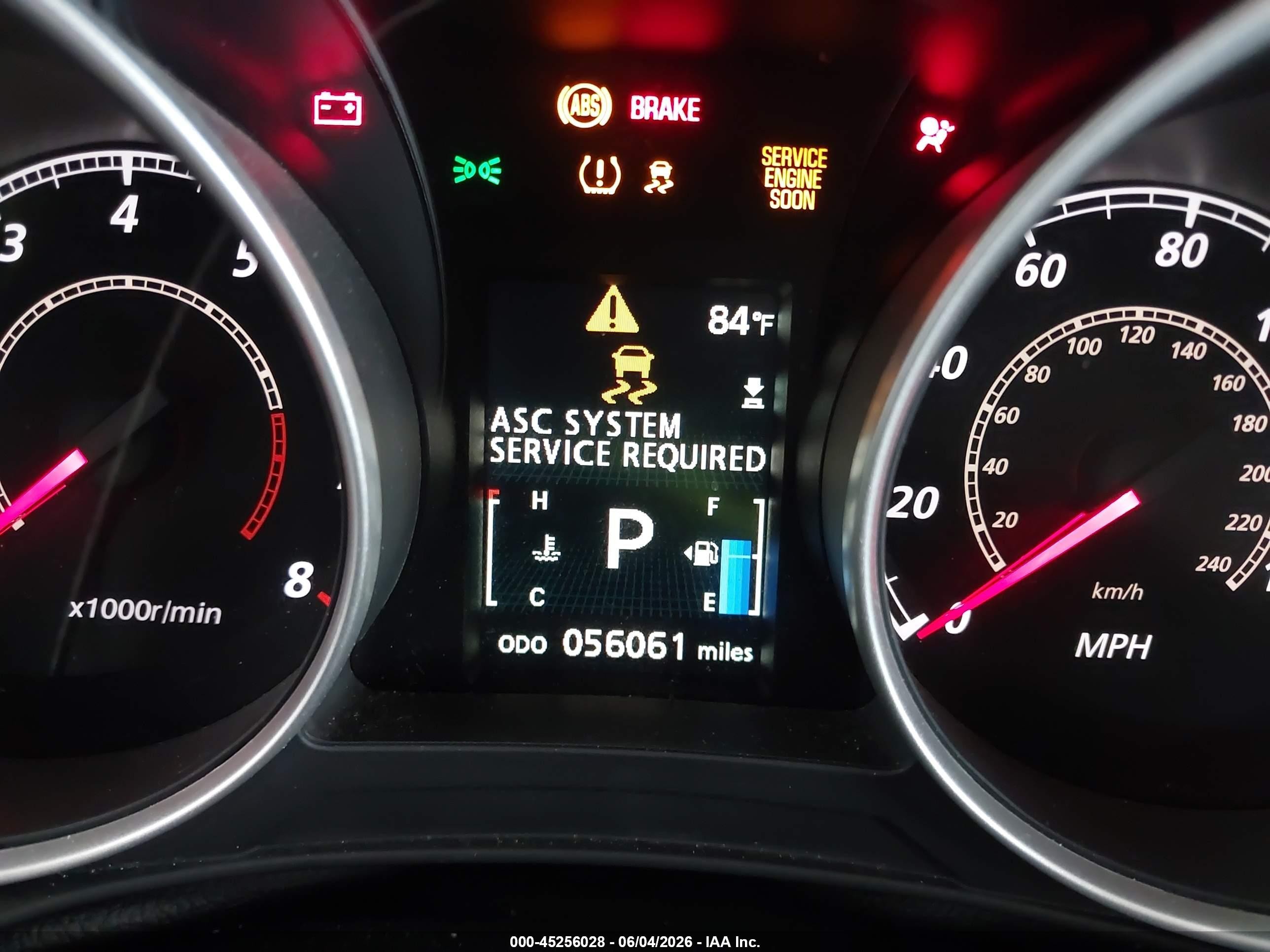 2014 Mitsubishi Outlander Sport Es White vin: 4A4AP3AU9EE032709
