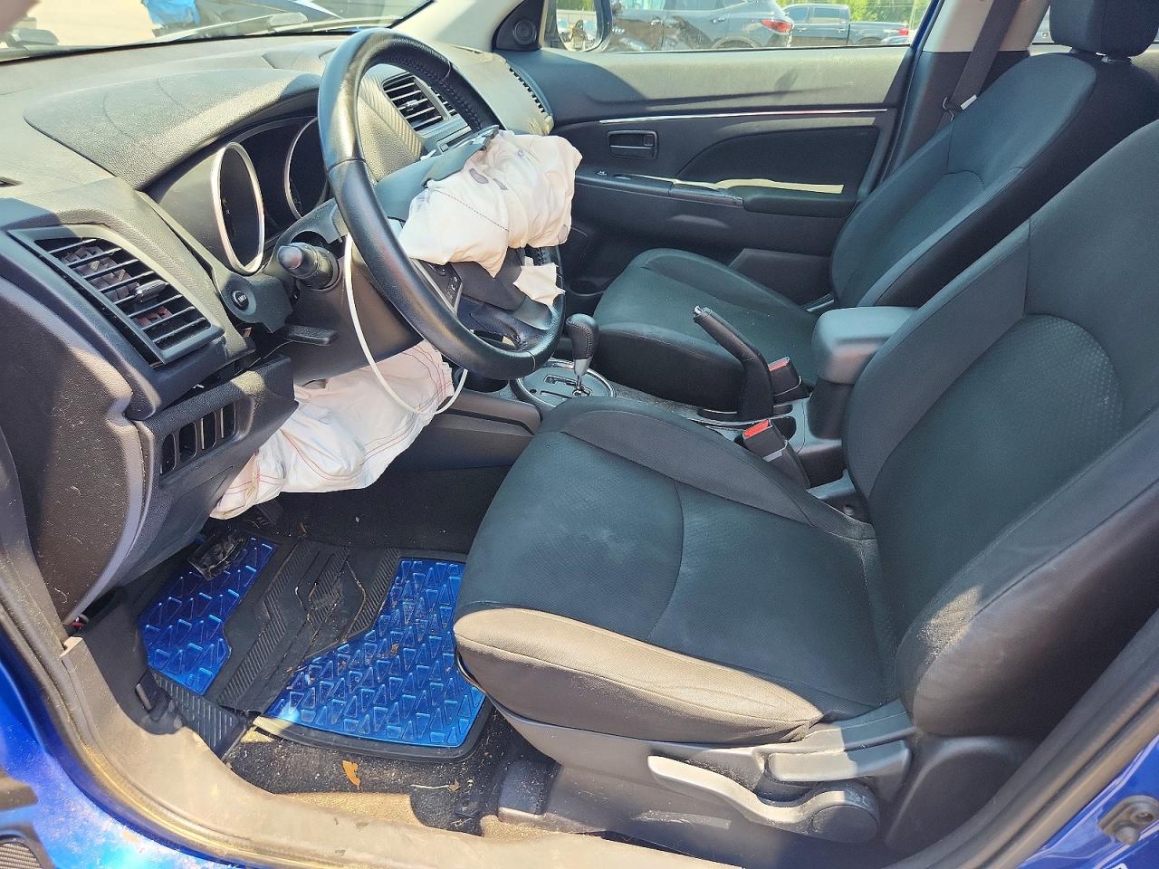2015 Mitsubishi Outlander Sport Es Blue vin: 4A4AP3AU9FE004376