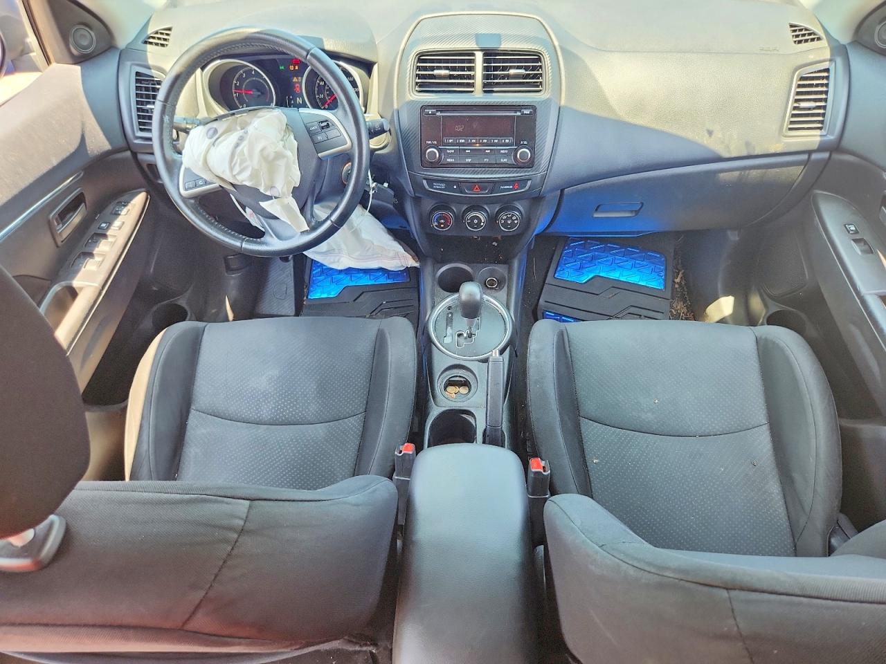 2015 Mitsubishi Outlander Sport Es Blue vin: 4A4AP3AU9FE004376