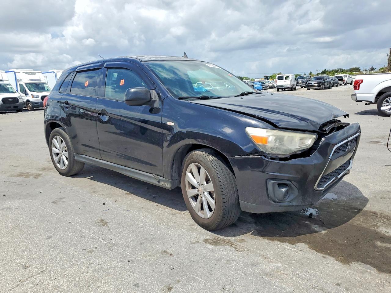2015 Mitsubishi Outlander Sport Es Black vin: 4A4AP3AU9FE011618